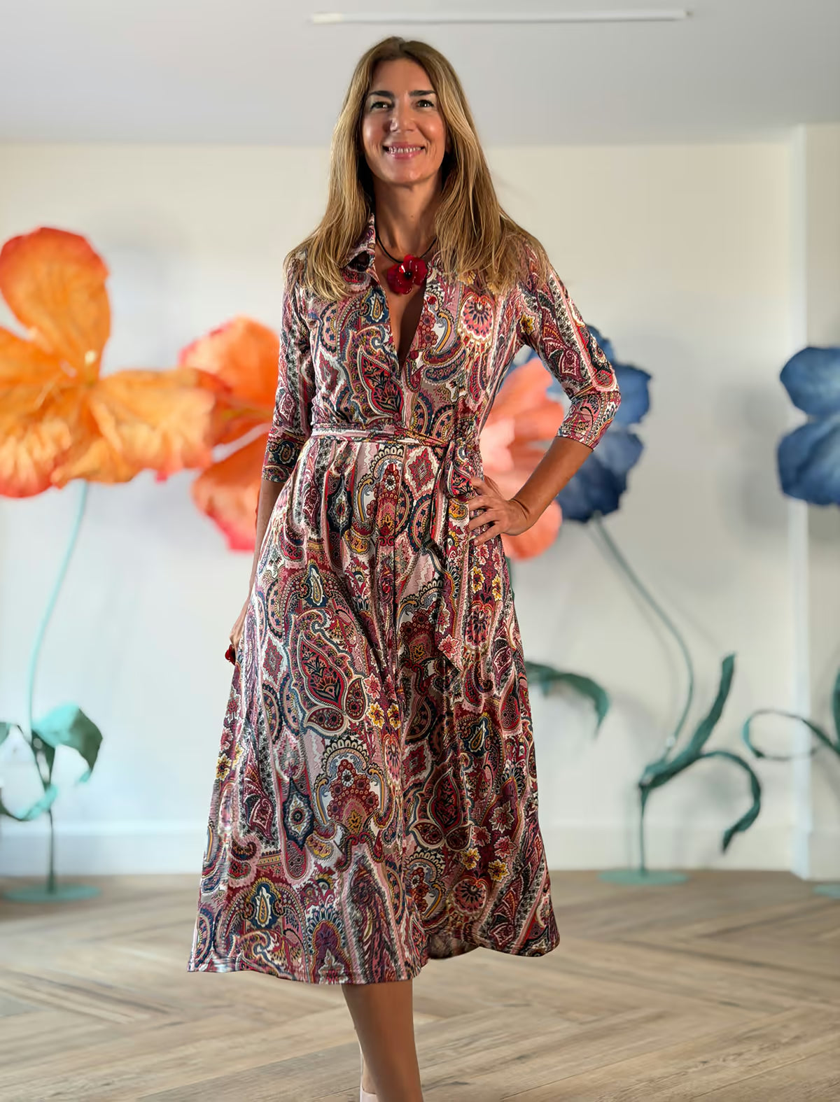 Vestido camisero Cashemir chic