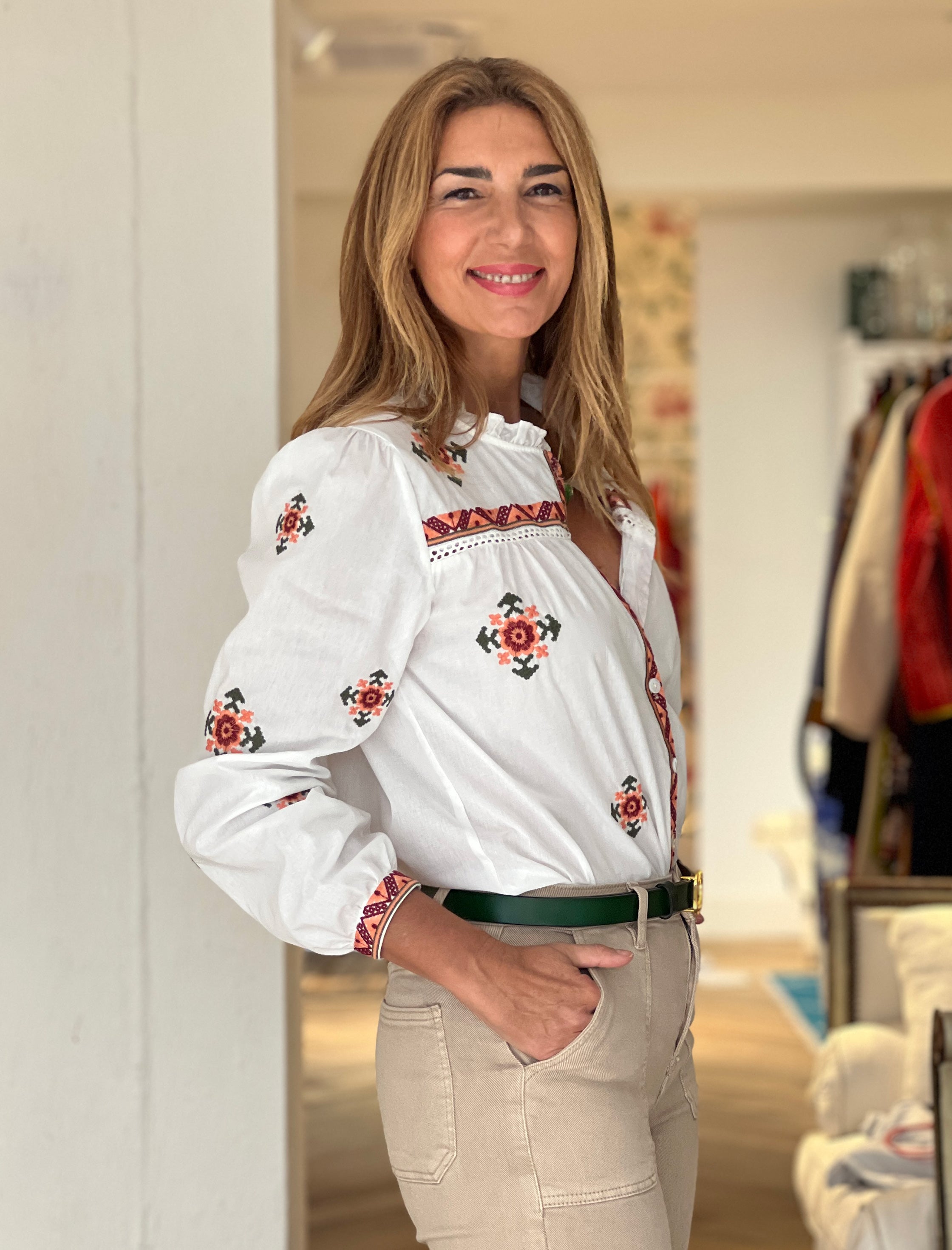 CINTURON FONDO DE ARMARIO VERDE