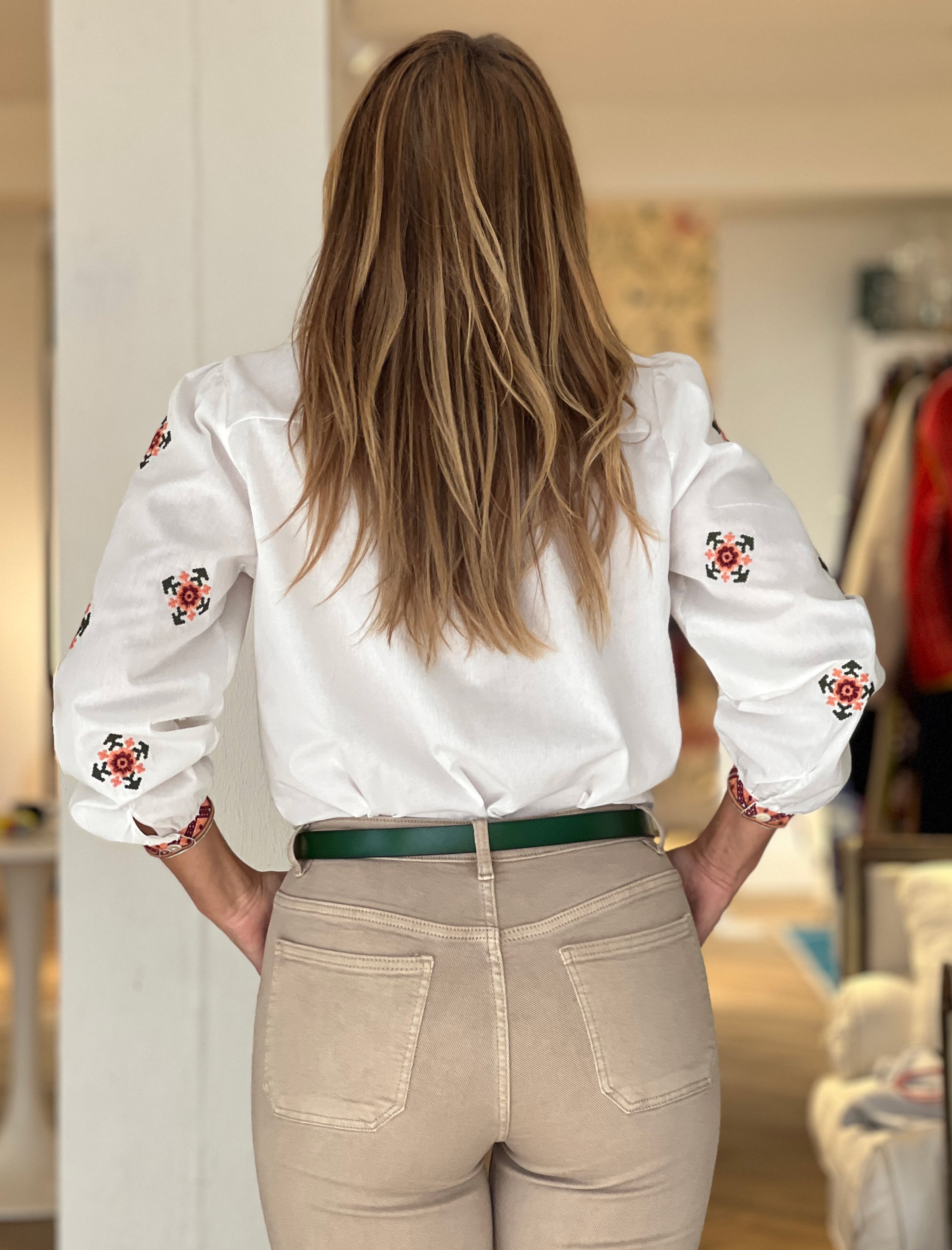 CINTURON FONDO DE ARMARIO VERDE