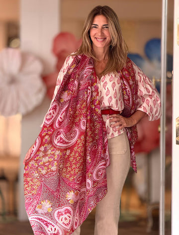 Pañuelo de seda cashemir chic