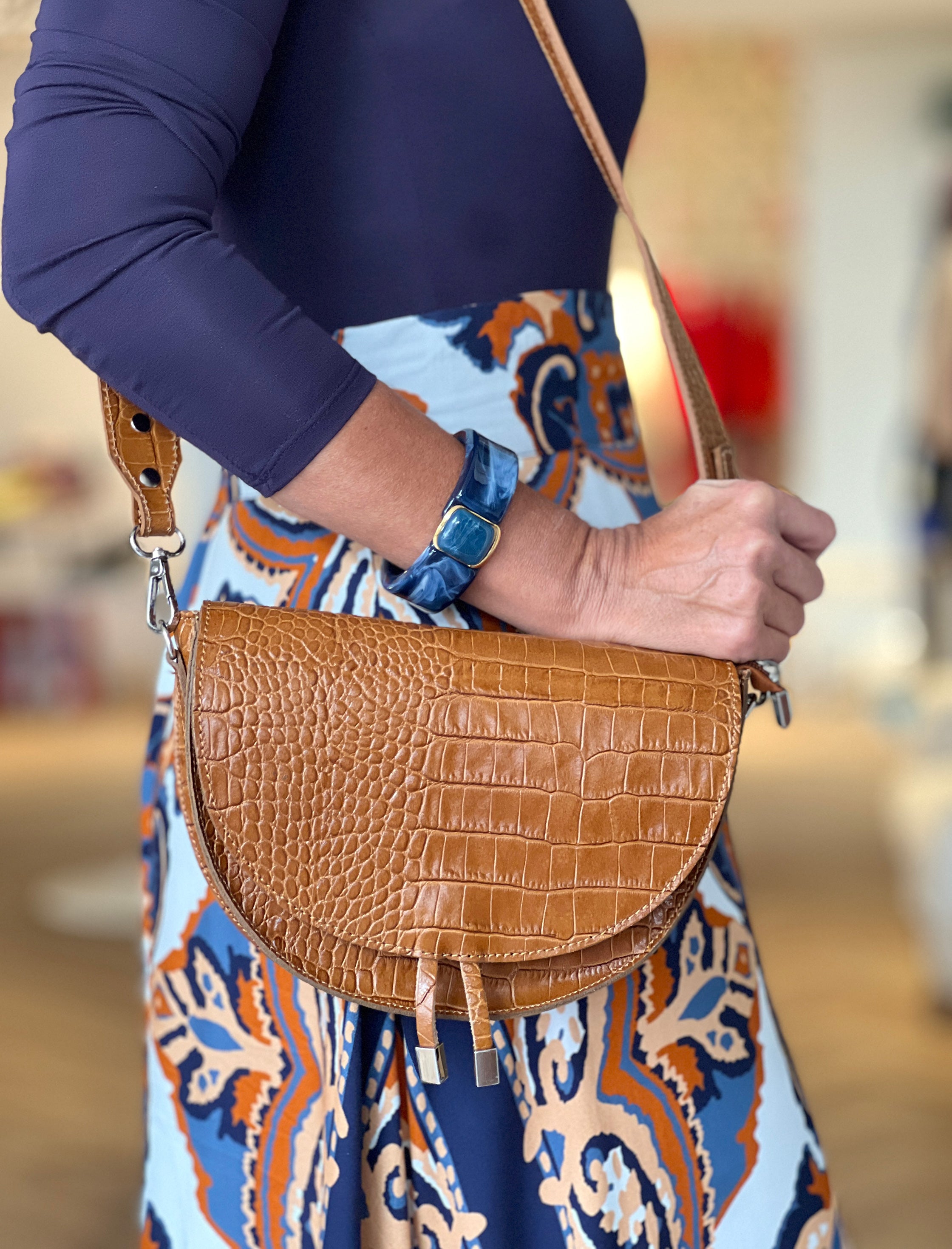 Brazalete ambar azul