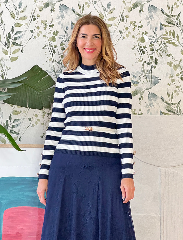 Pullover marinero