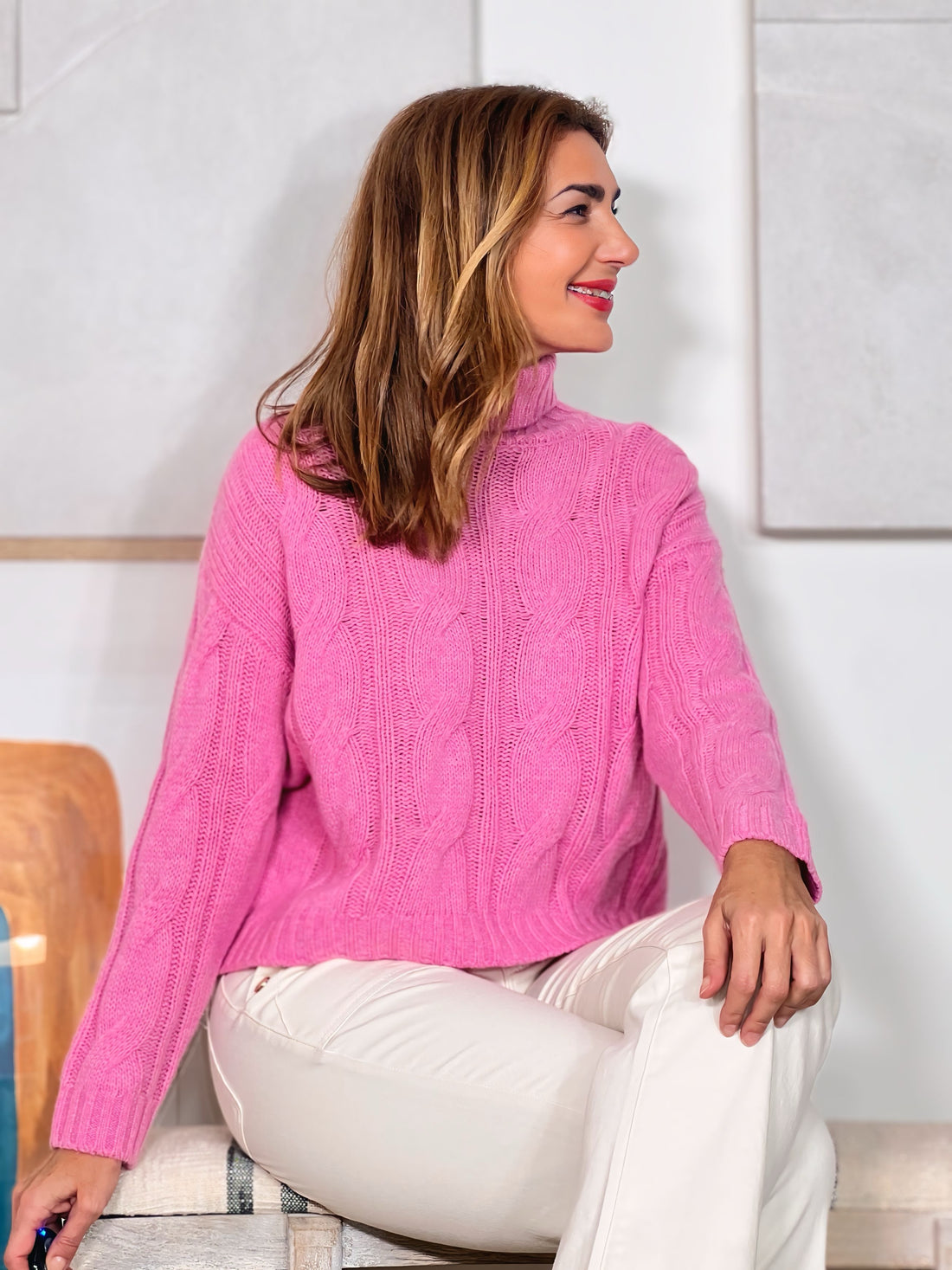 Jersey de ochos rosa