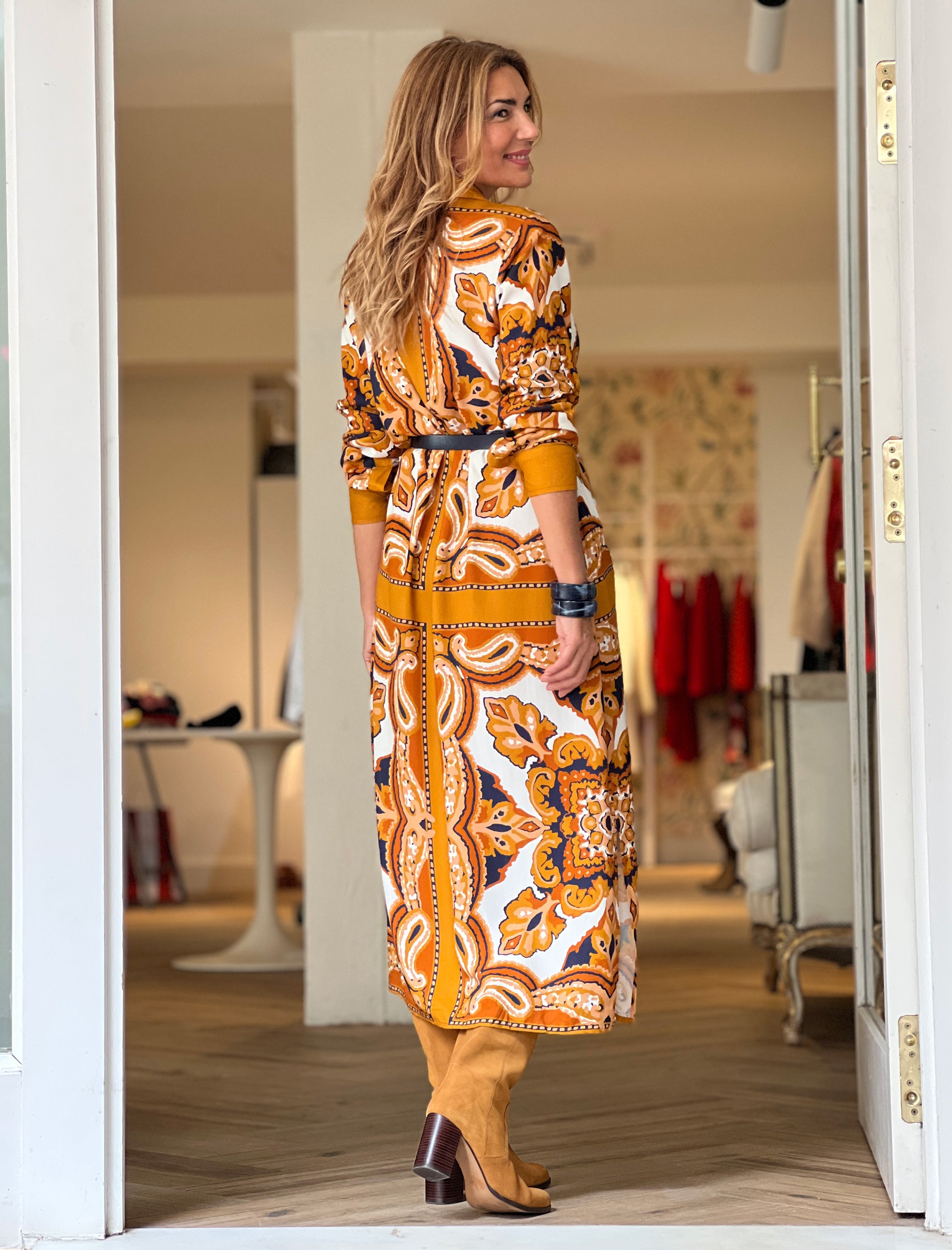 Vestido de viscosa Nuria Carolina