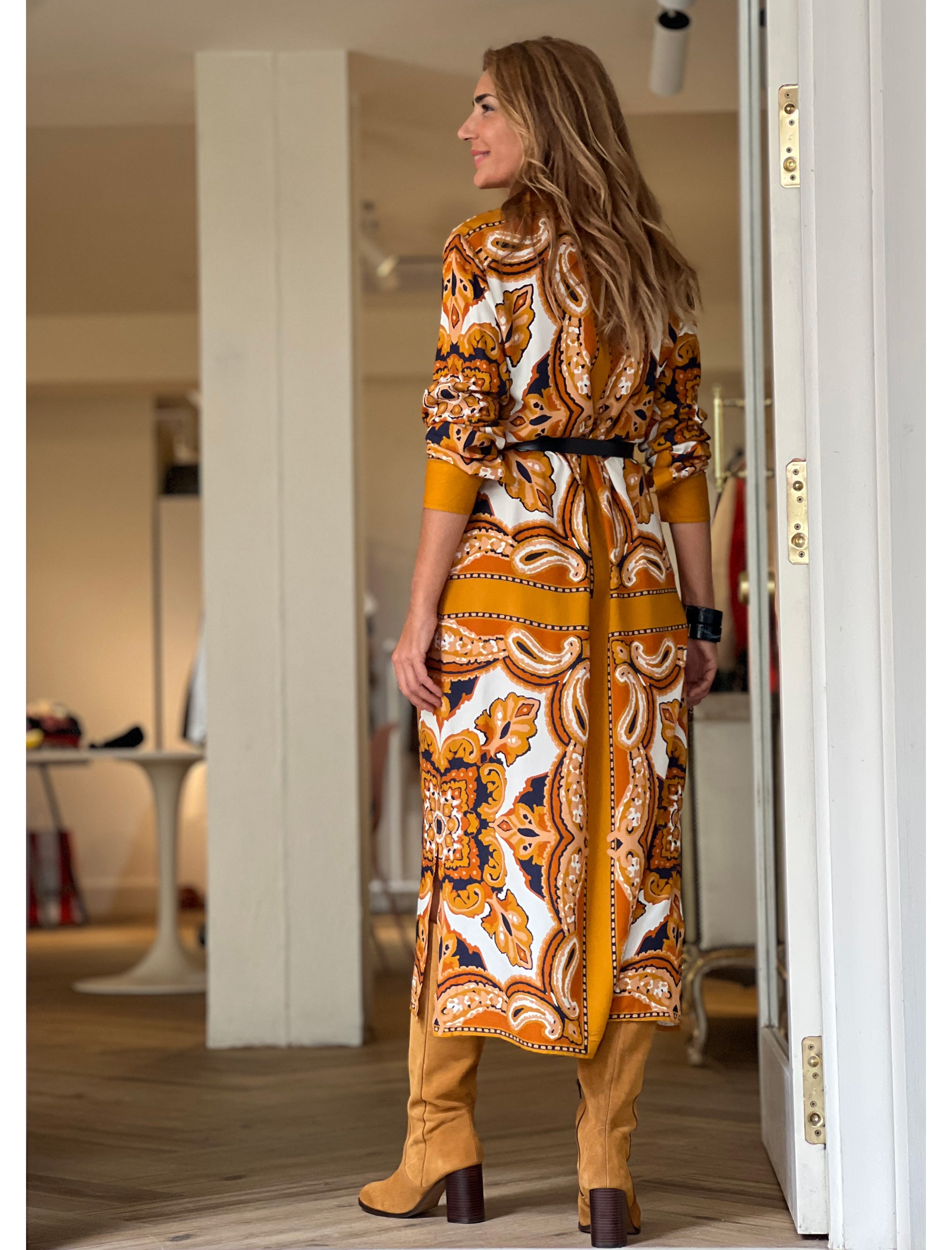 Vestido de viscosa Nuria Carolina