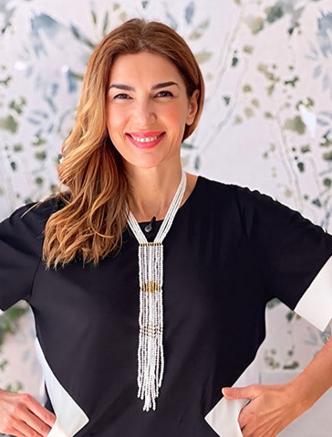 Collar precioso blanco