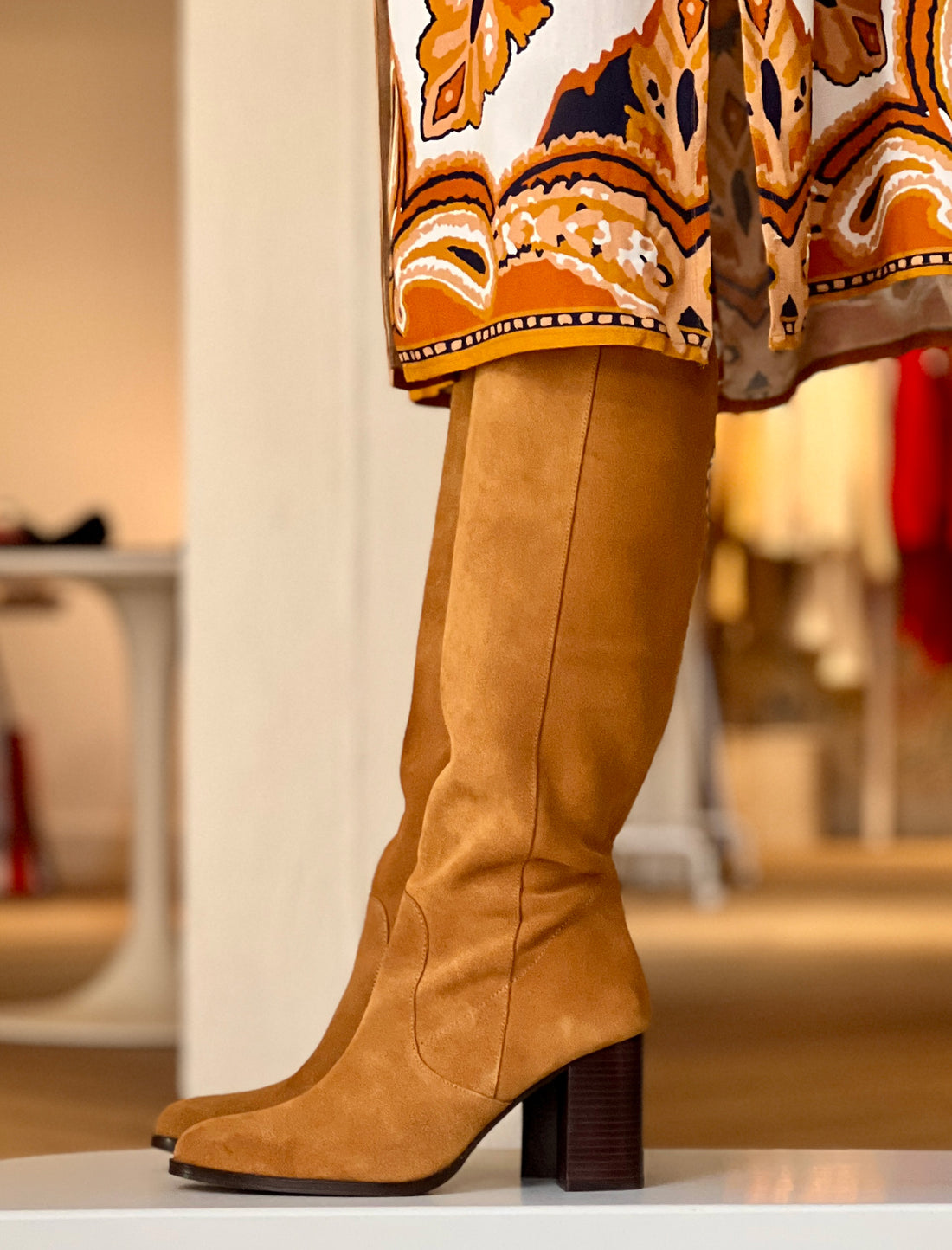 Bota Valeria camel