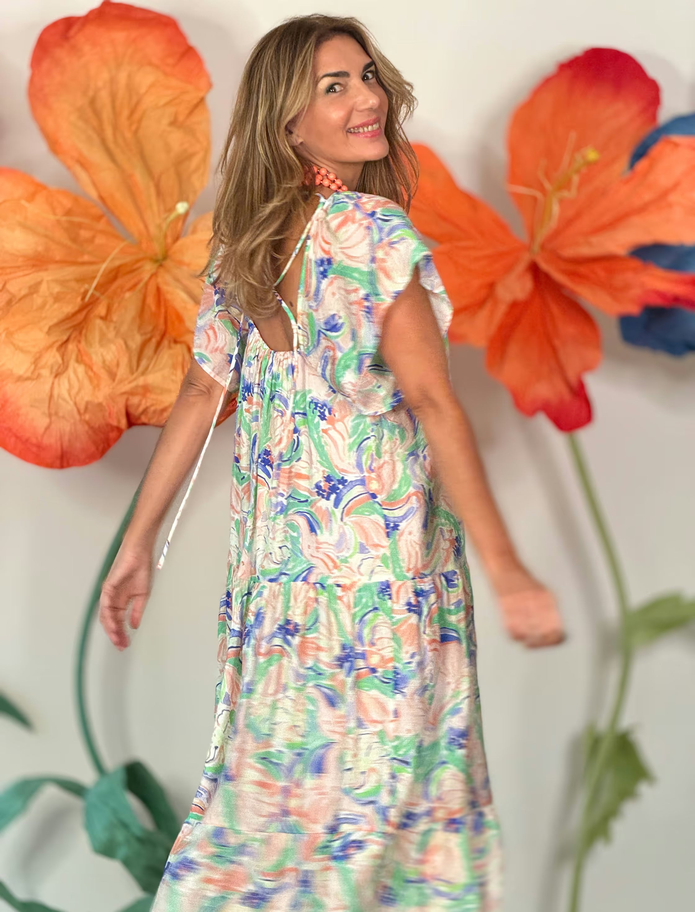 Long boho Carolina dress