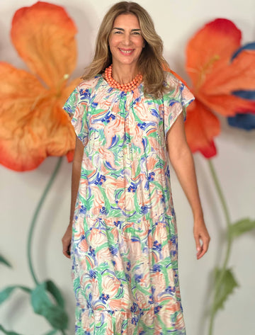 Long boho Carolina dress