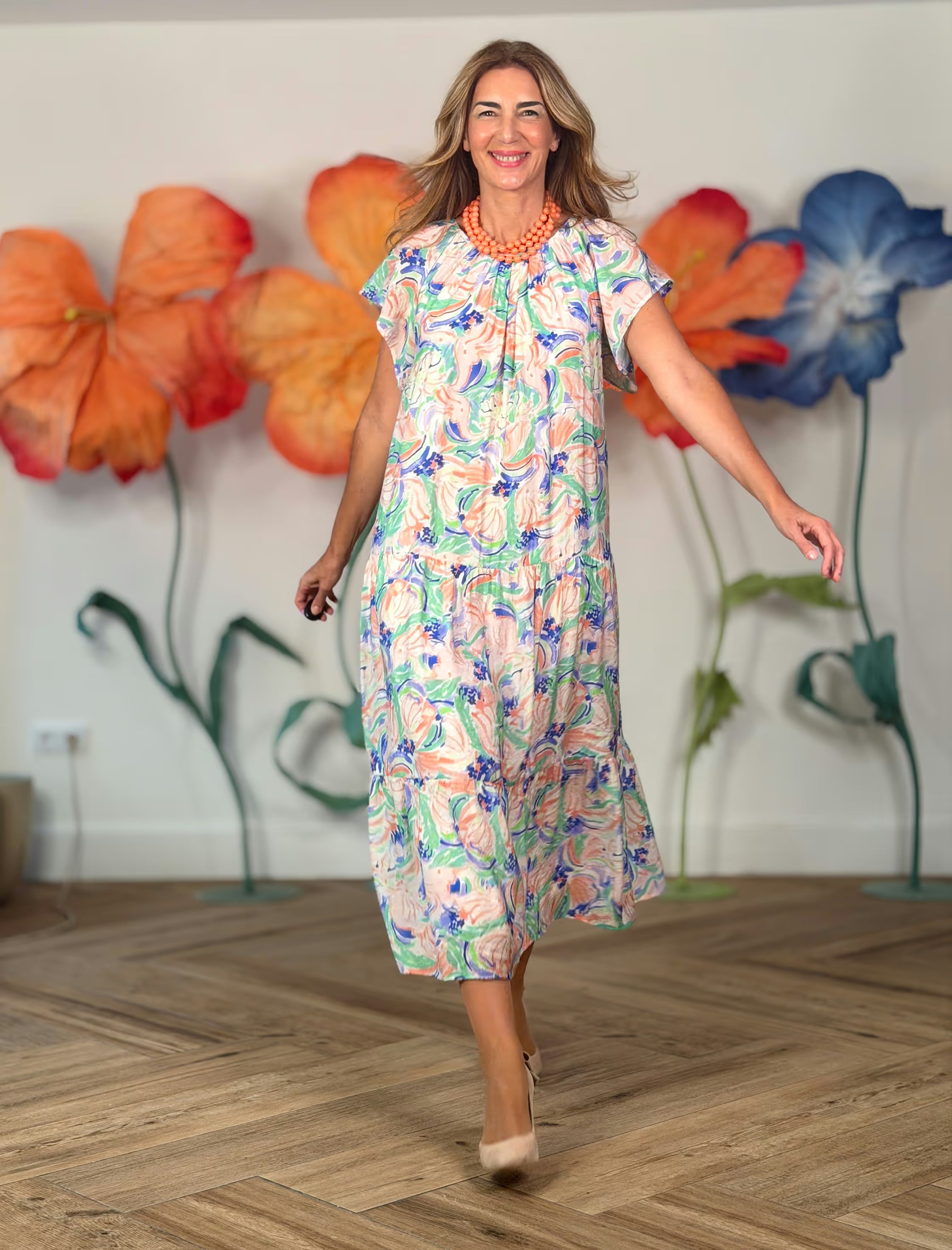 Long boho Carolina dress