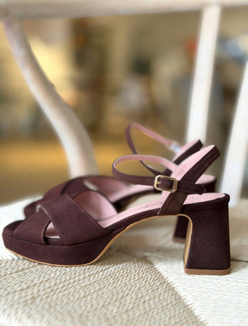 Sandalia Más Cómoda Marrón chocolate