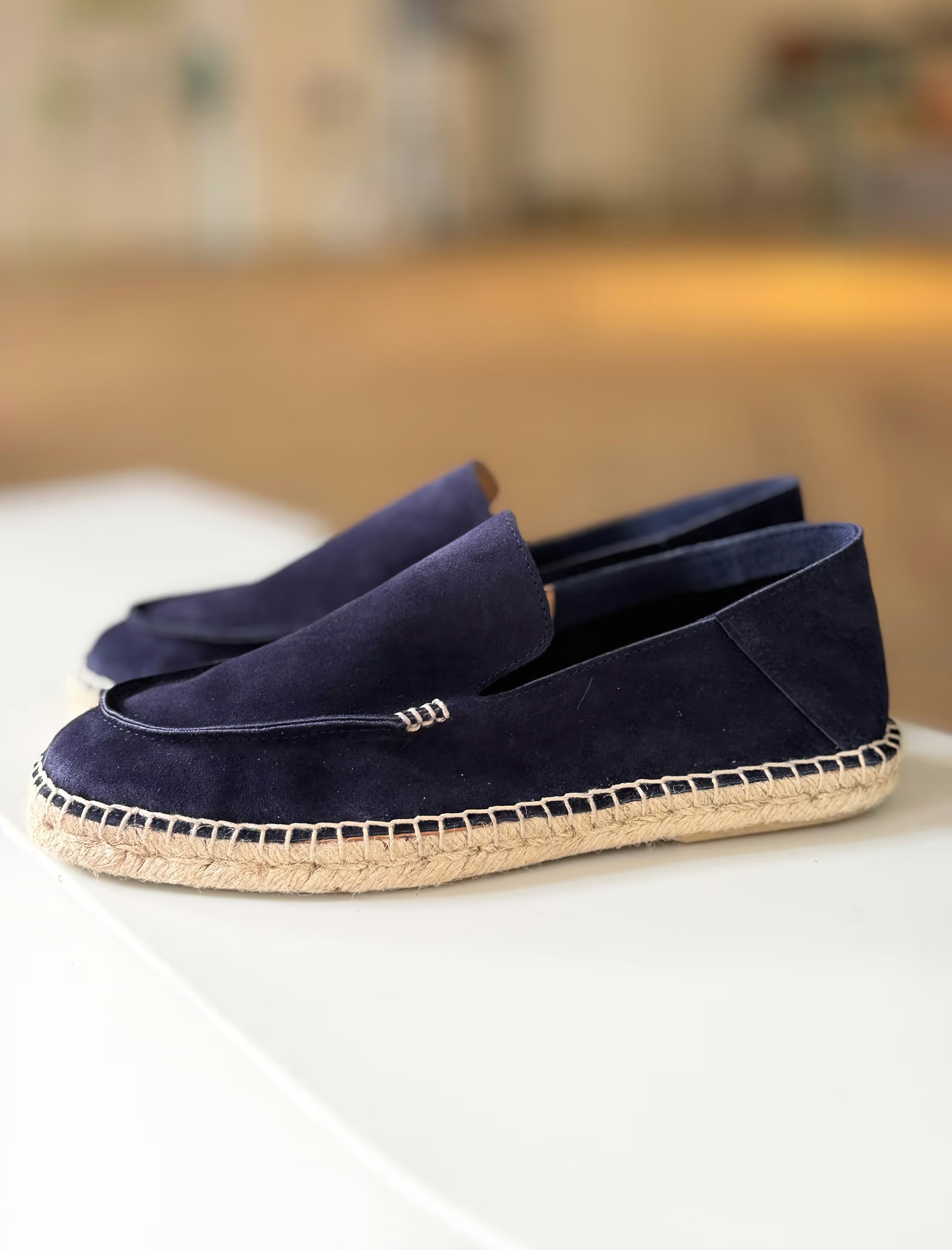 Men's chic loafer espadrille navy
