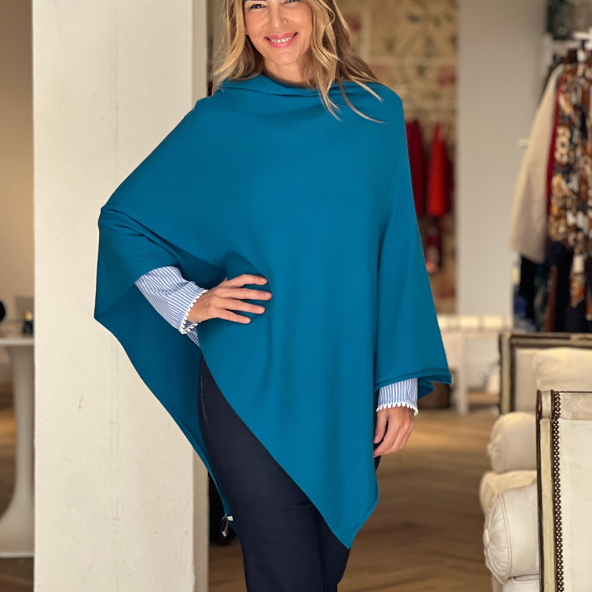 Capa Chic Deliciosa azul turquesa