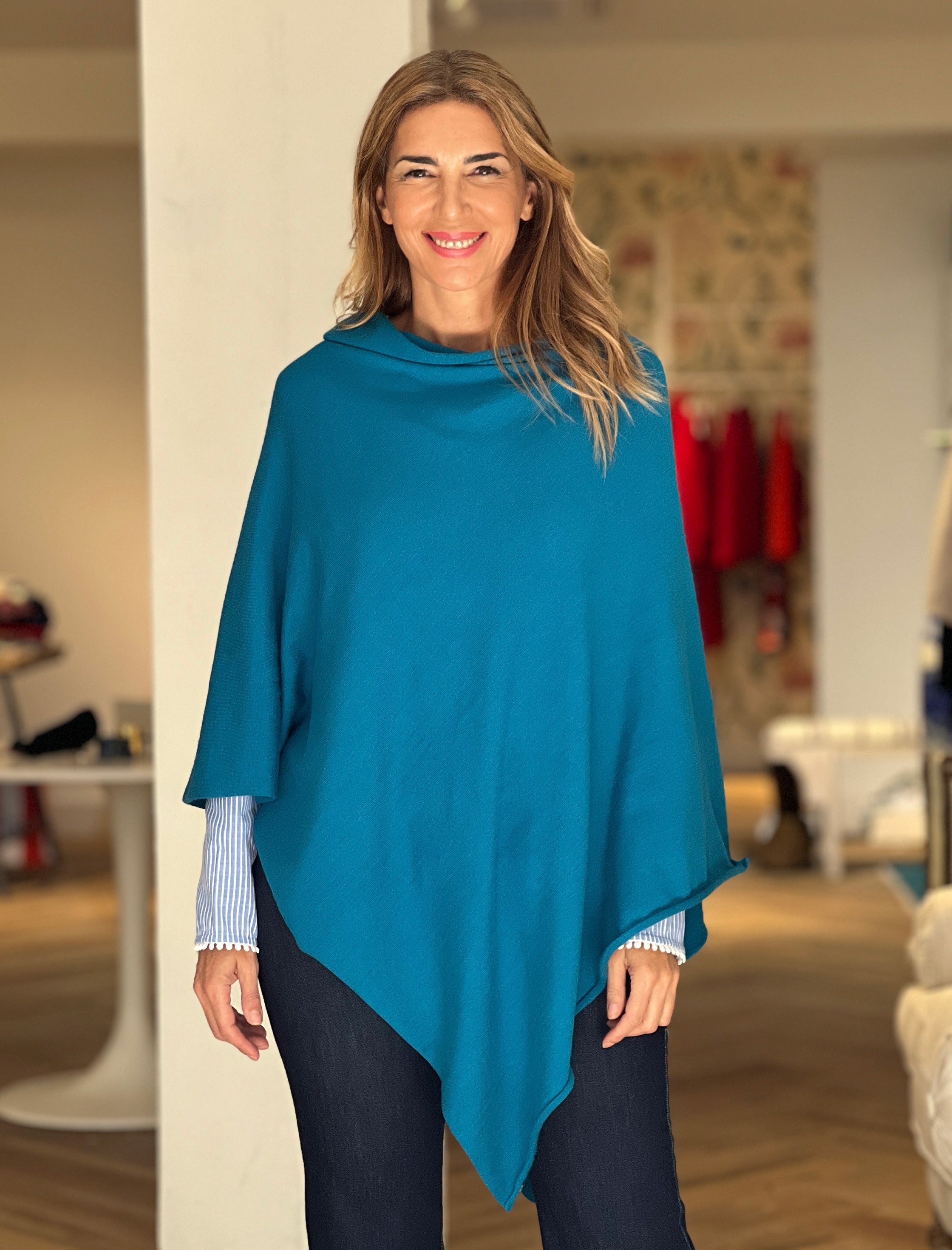 Capa Chic Deliciosa azul turquesa