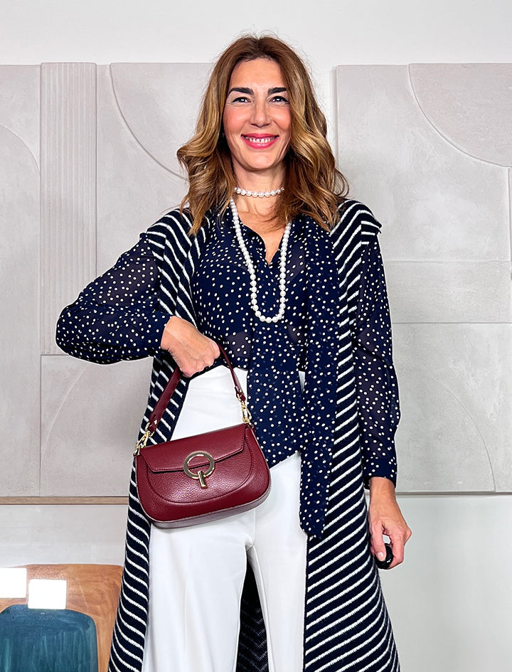 Bolso Alessandra burgundy