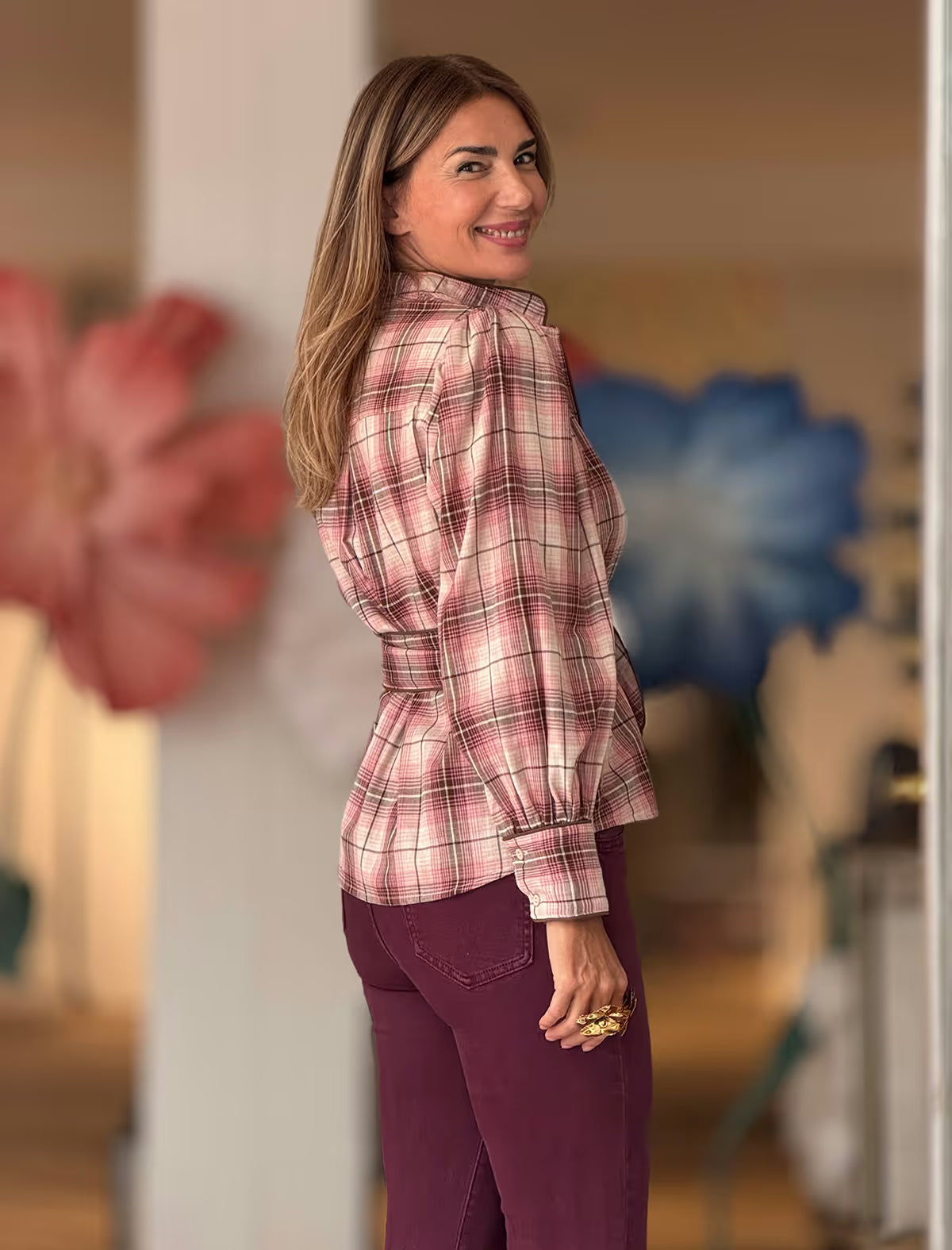 Camisa ideal de cuadros Jimena