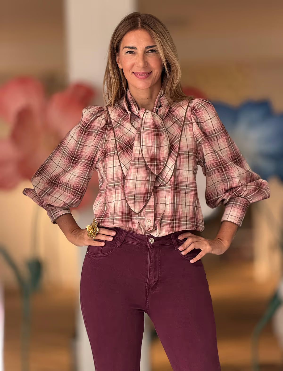 Camisa ideal de cuadros Jimena