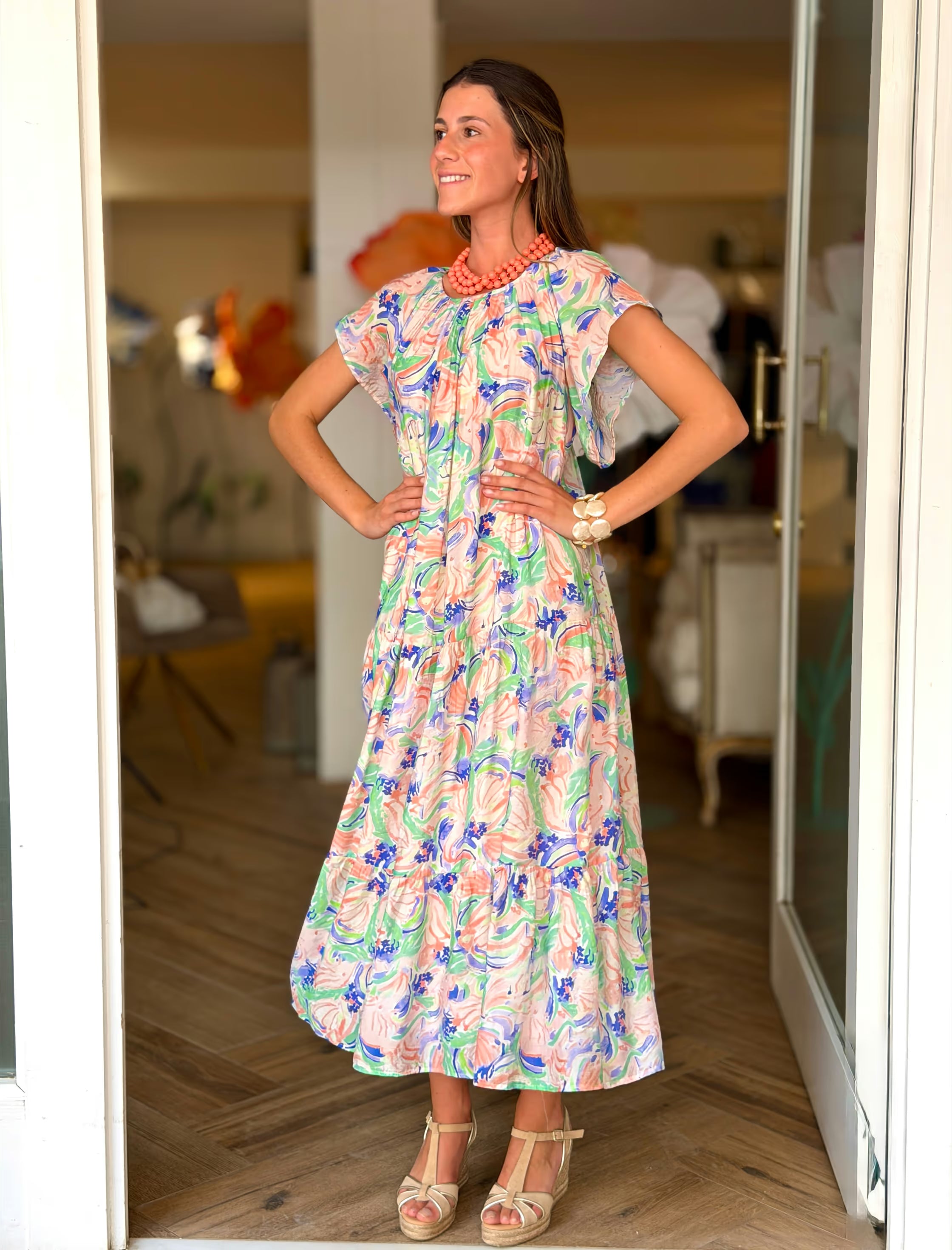 Vestido largo boho Carolina