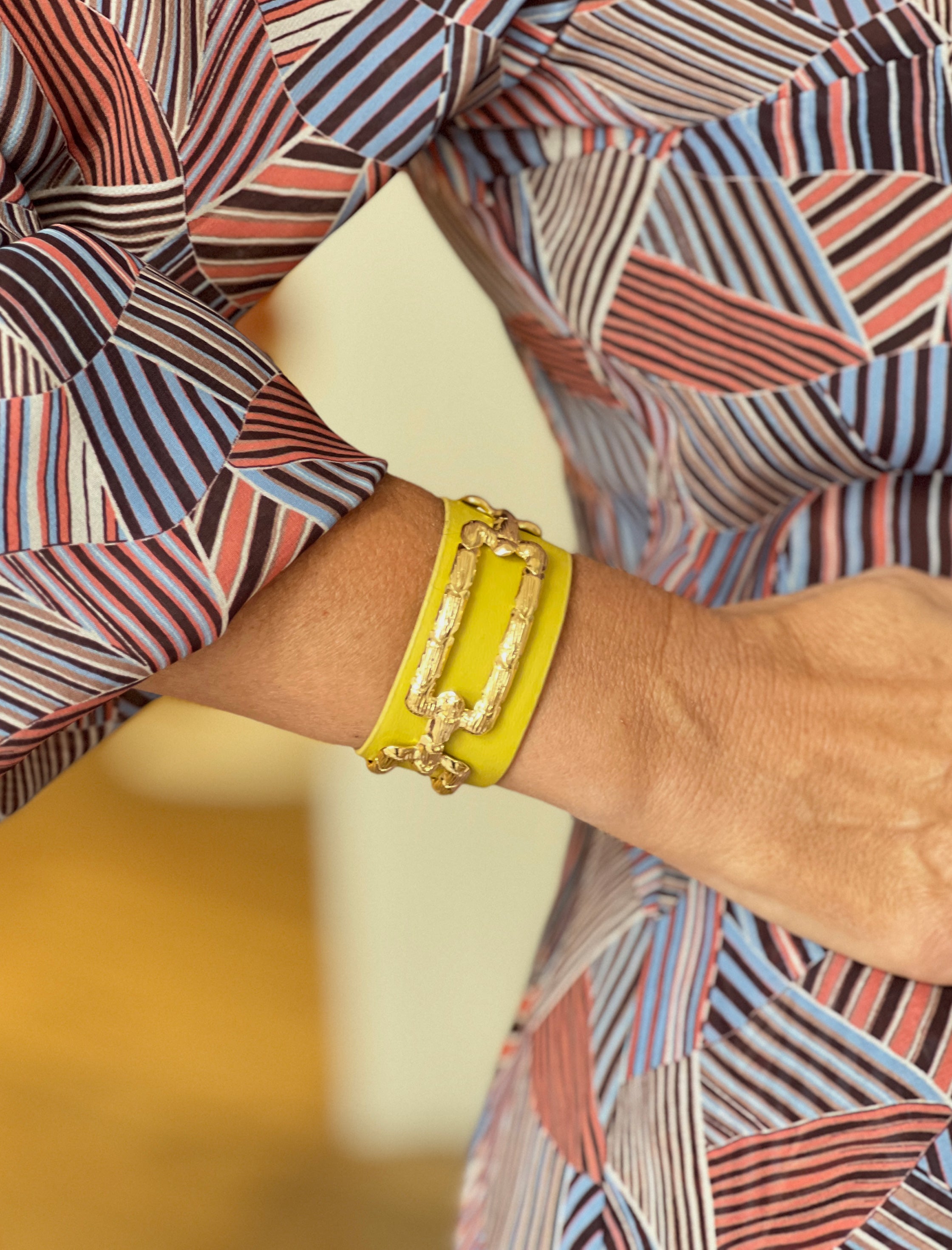 Brazalete eslabón lima