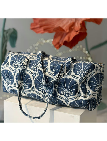 Bolsa de viaje estampada azules