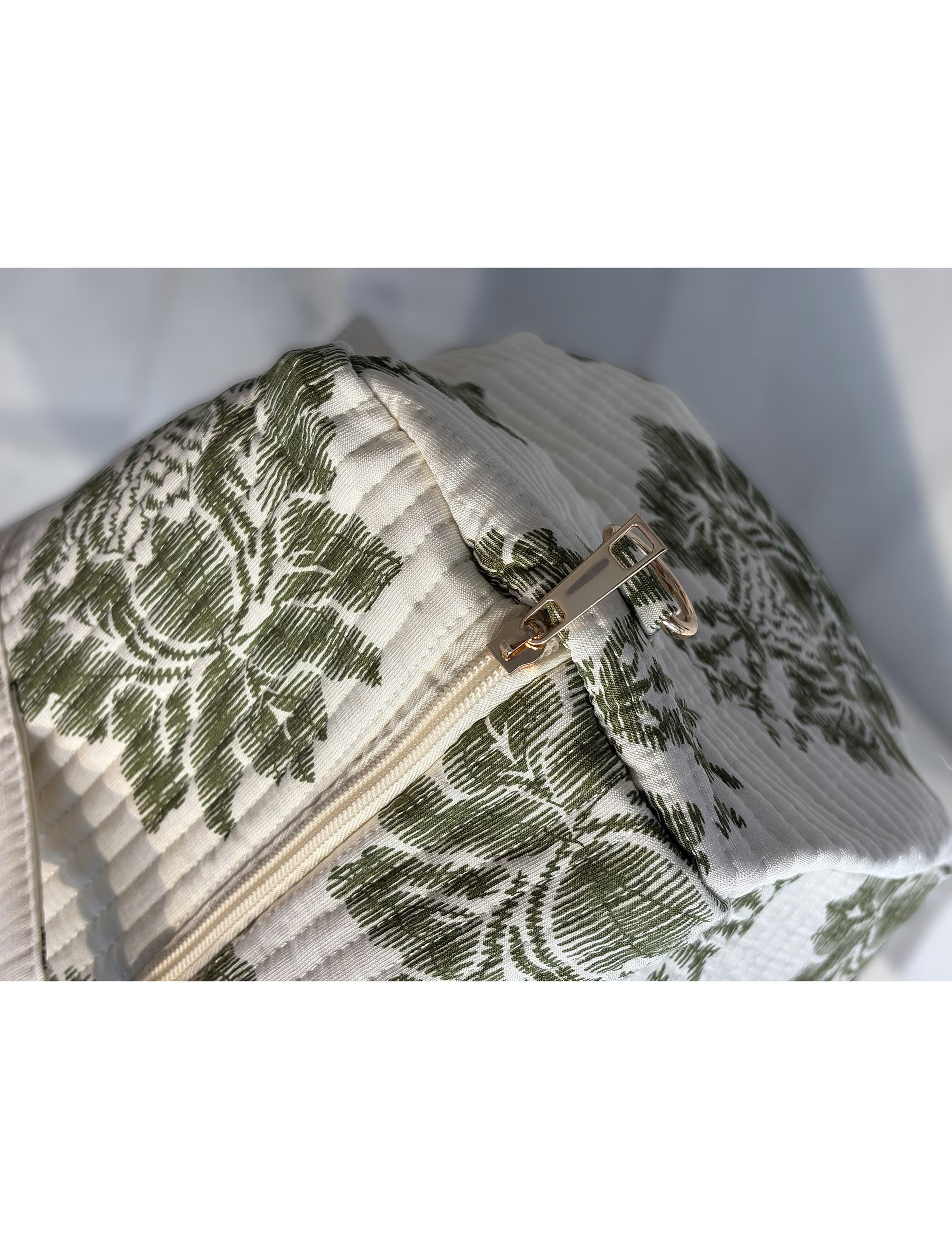 Bolsa de viaje estampada verdes