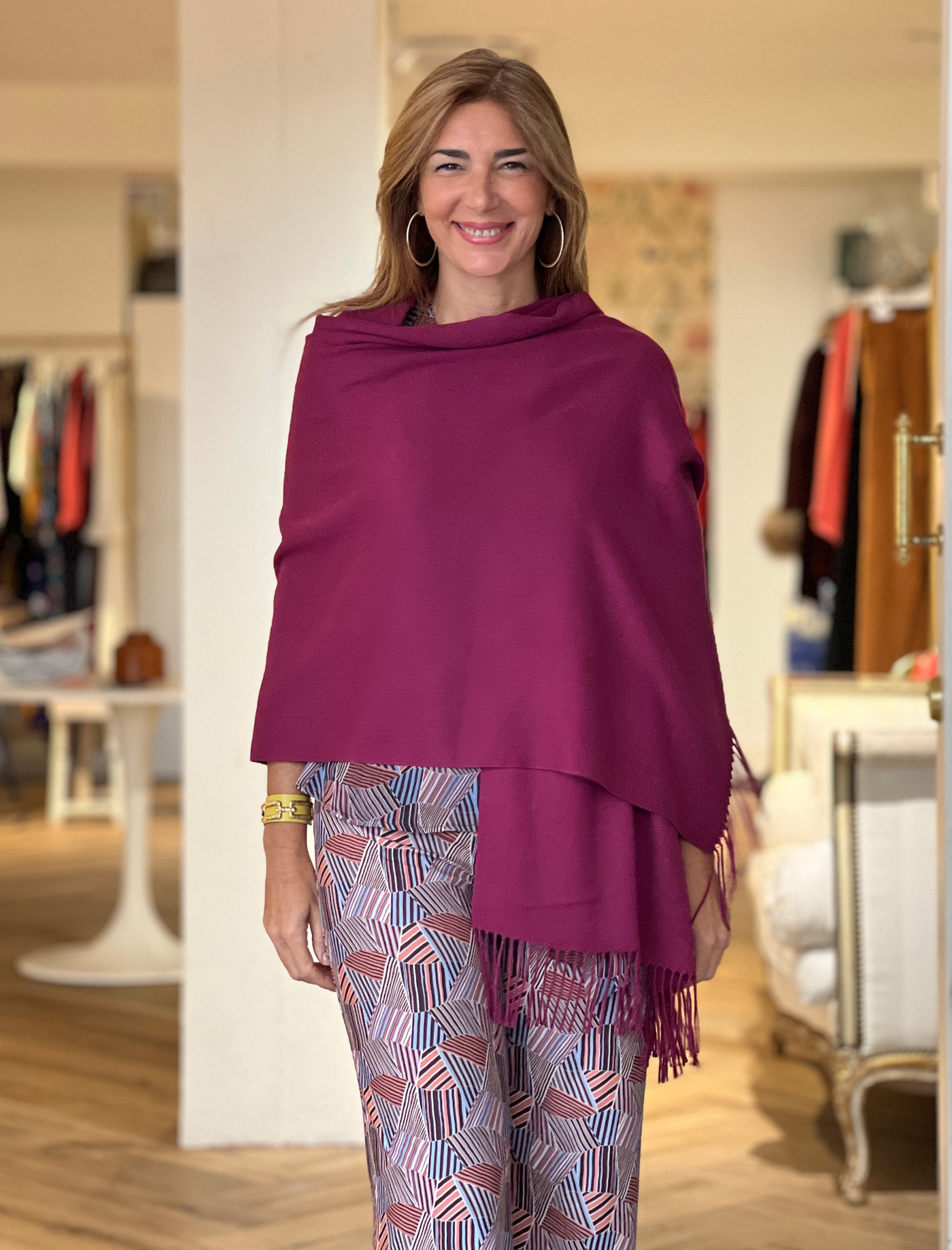 Foulard Cashemir vino