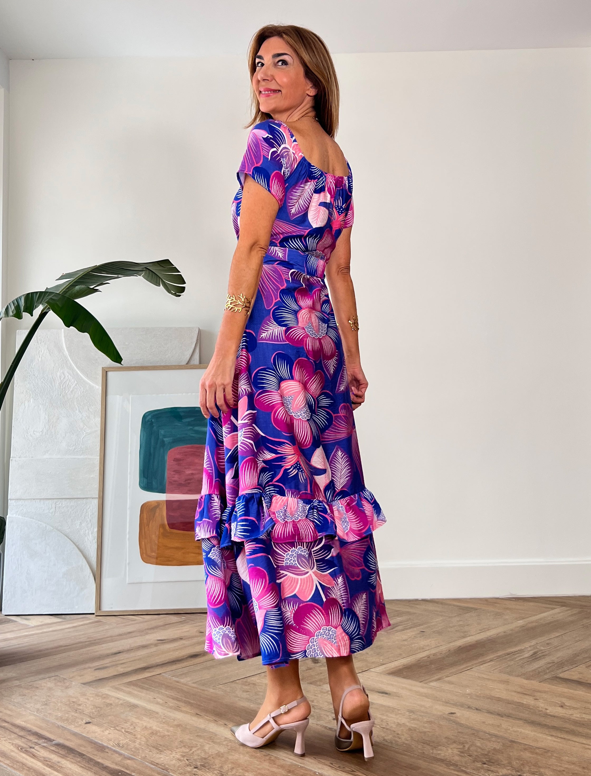 Vestido más color azul