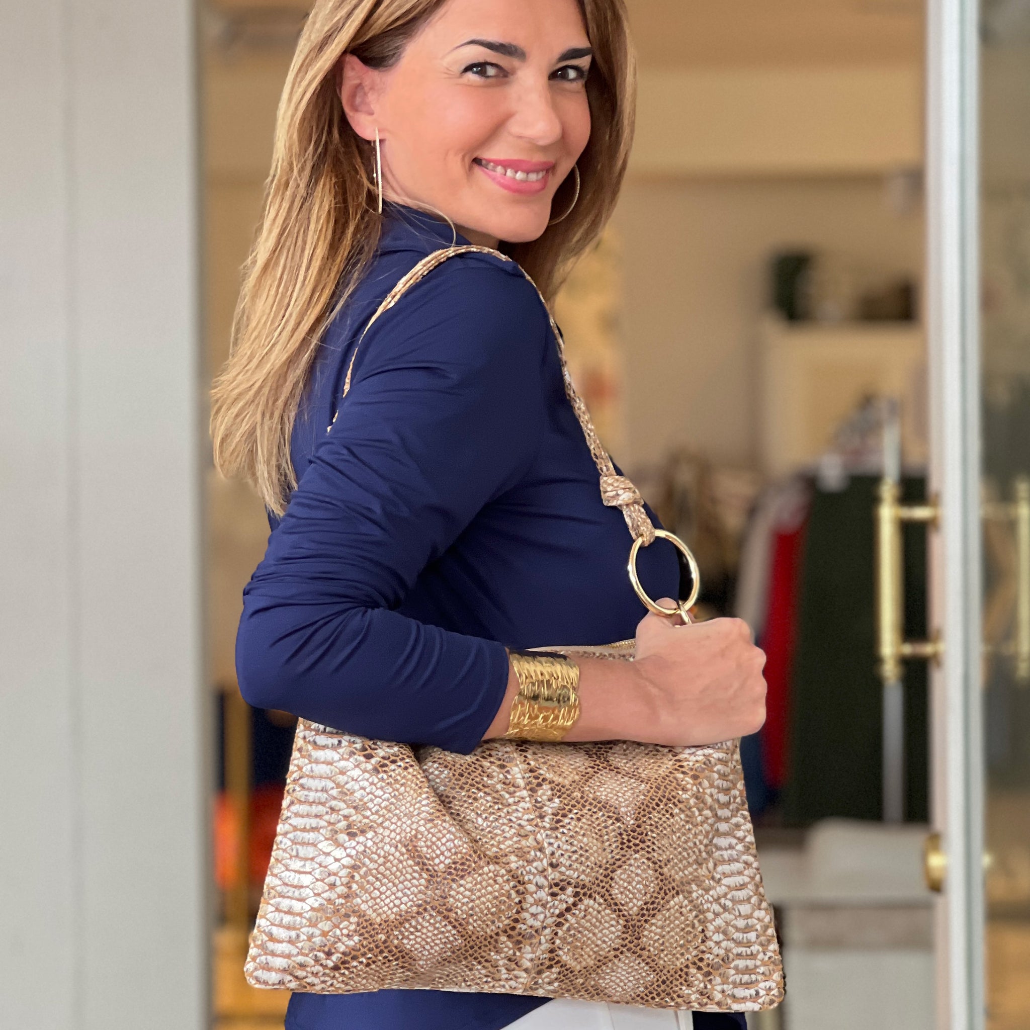 Bolso aros ideal print arena