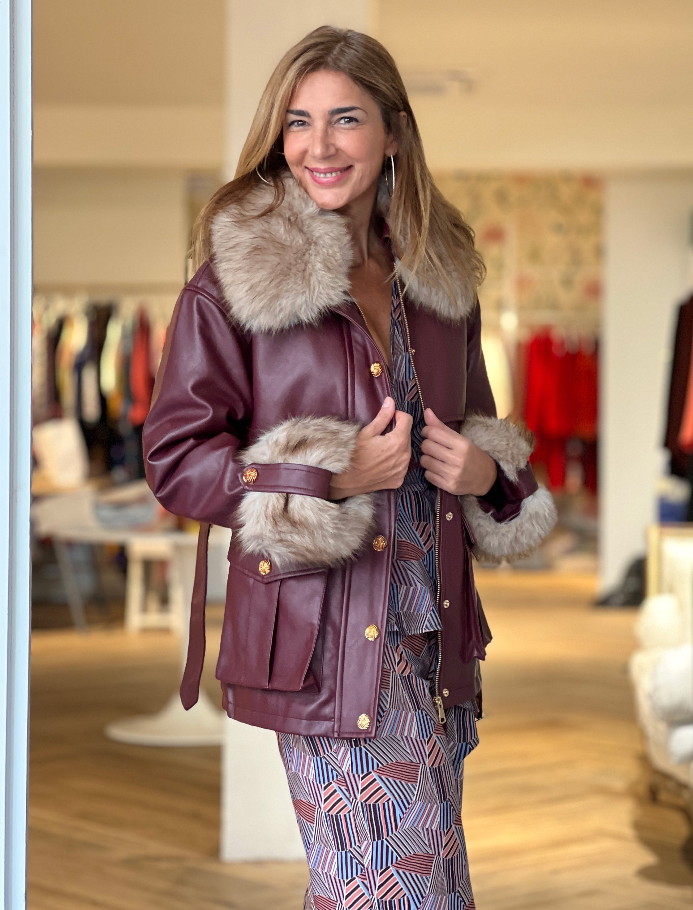 Chaqueta parka maravillosa desmontable