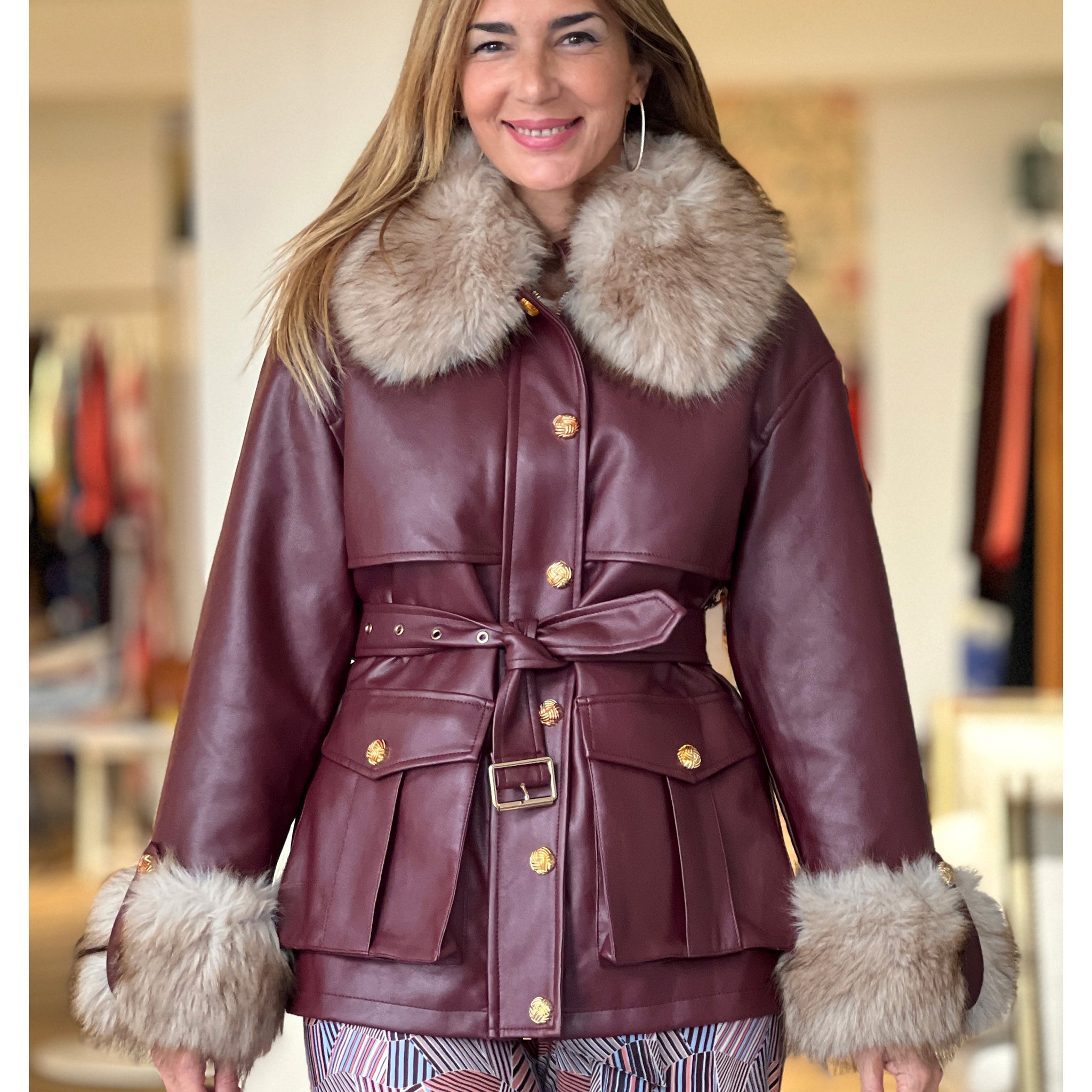Chaqueta parka maravillosa desmontable