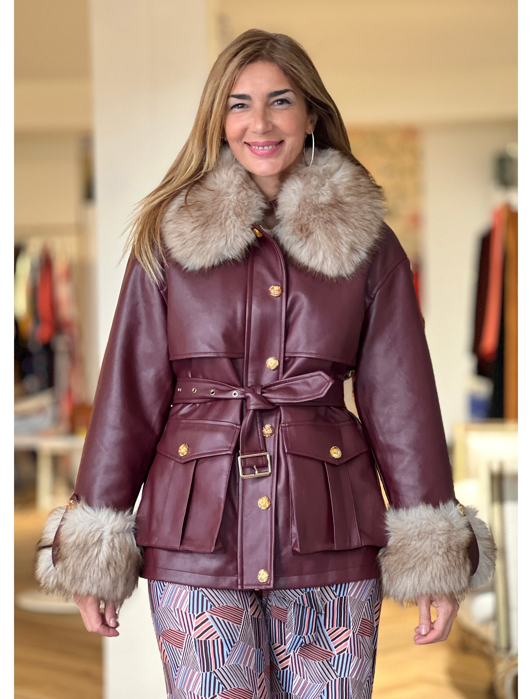 Chaqueta parka maravillosa desmontable