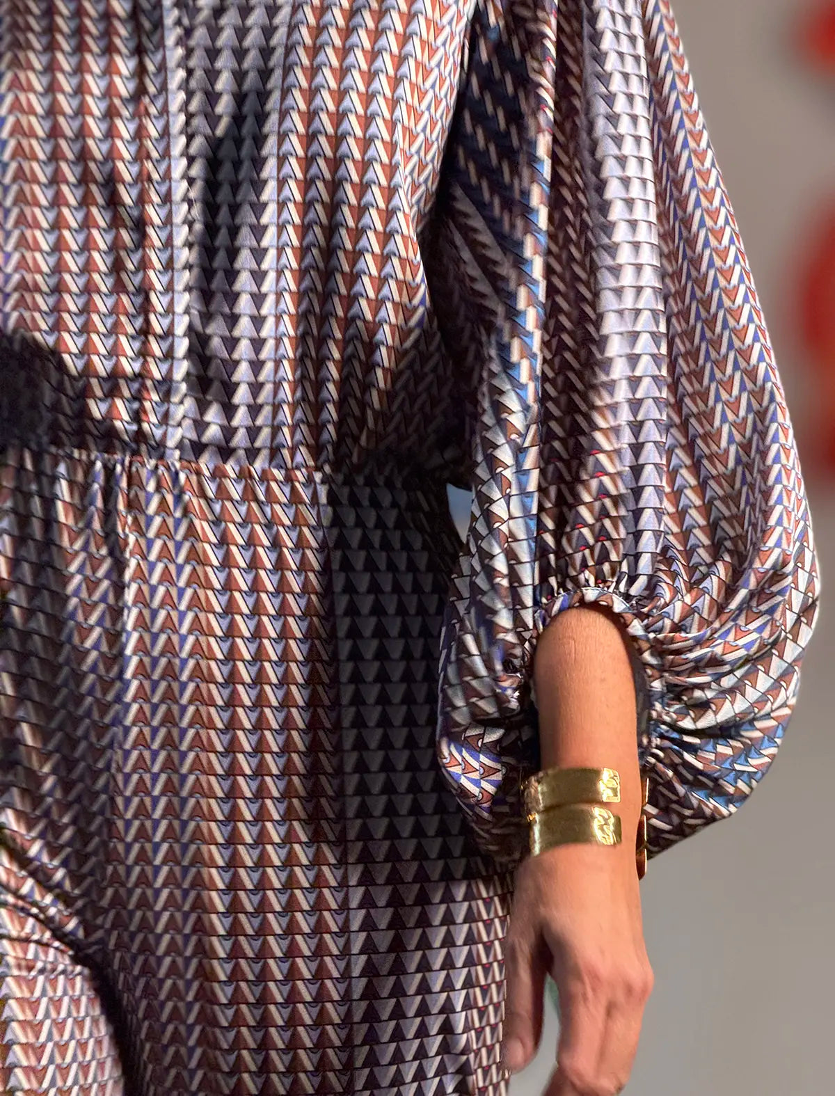 Camisa mangas espectaculares geometric