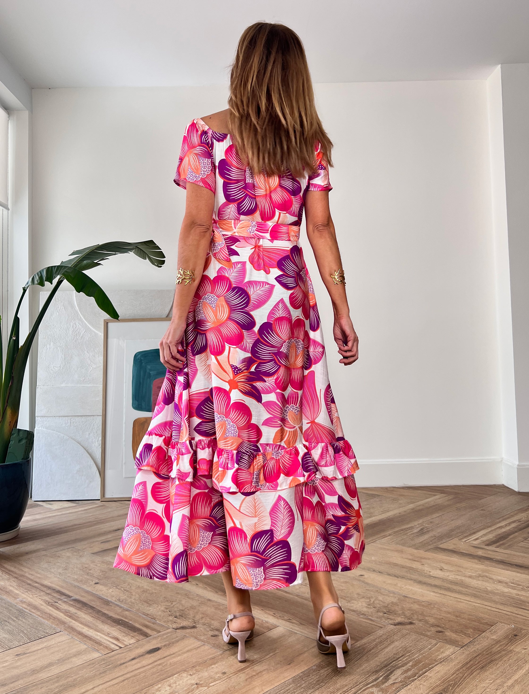 Vestido más color rosa