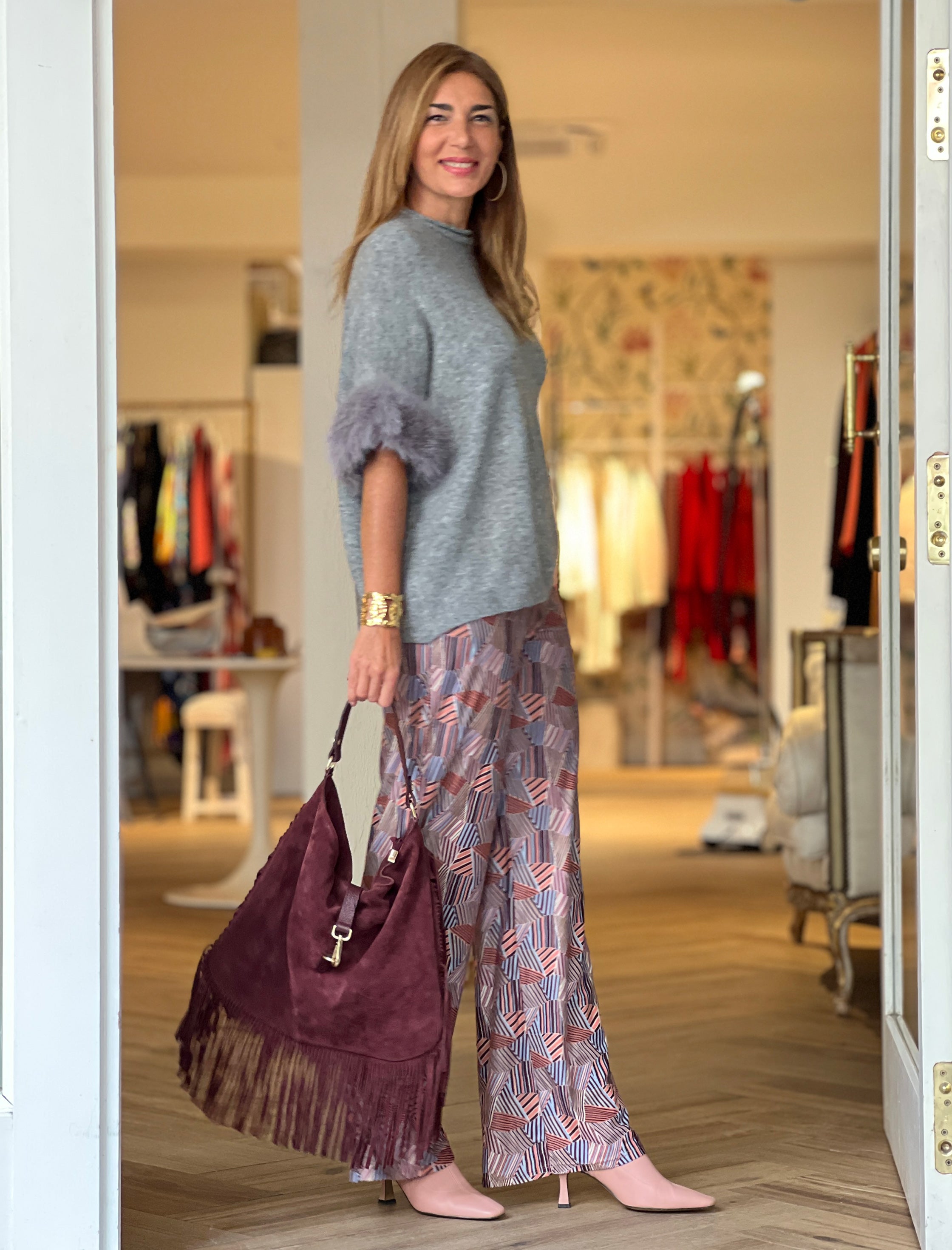 Bolso de flecos boho