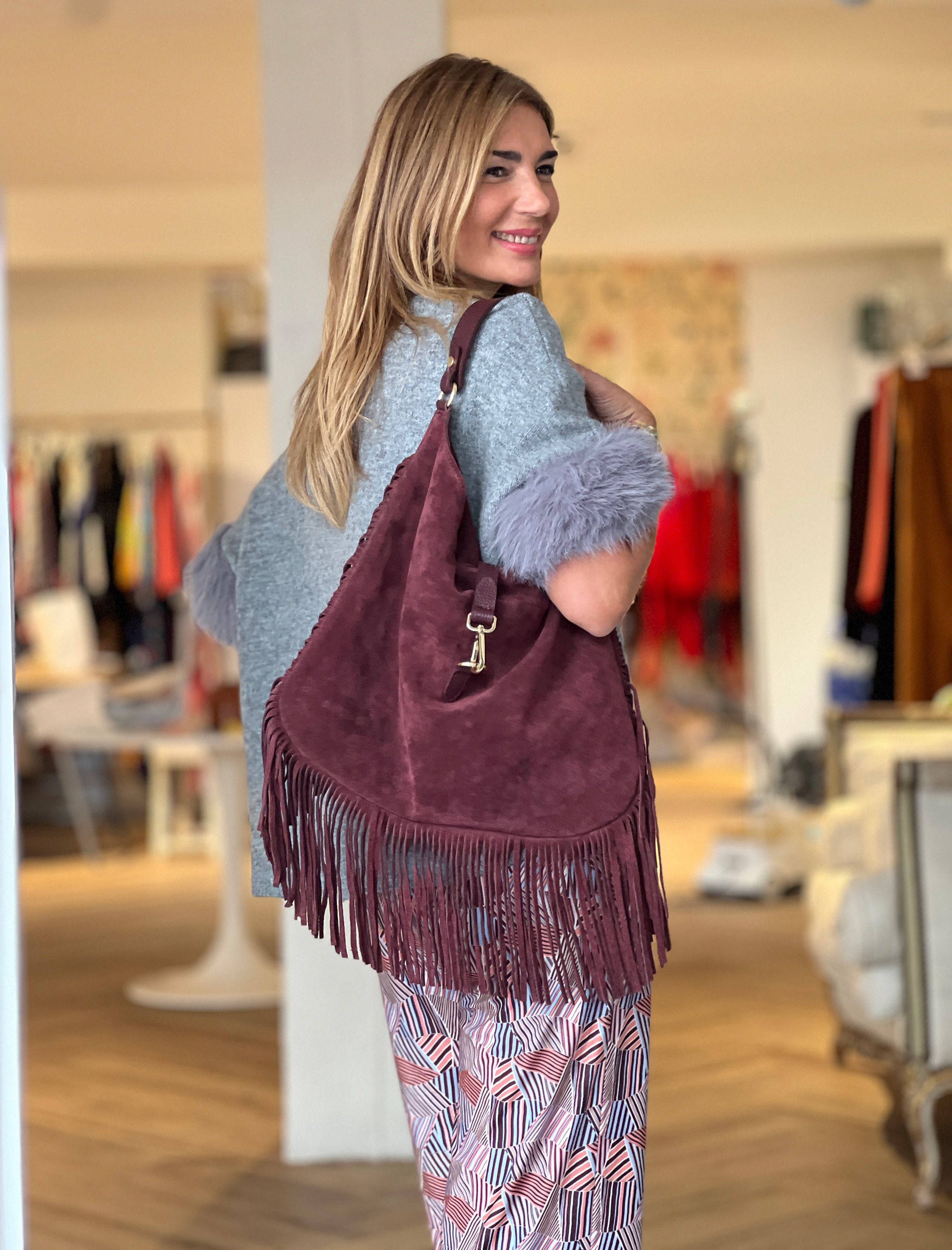 Bolso de flecos boho