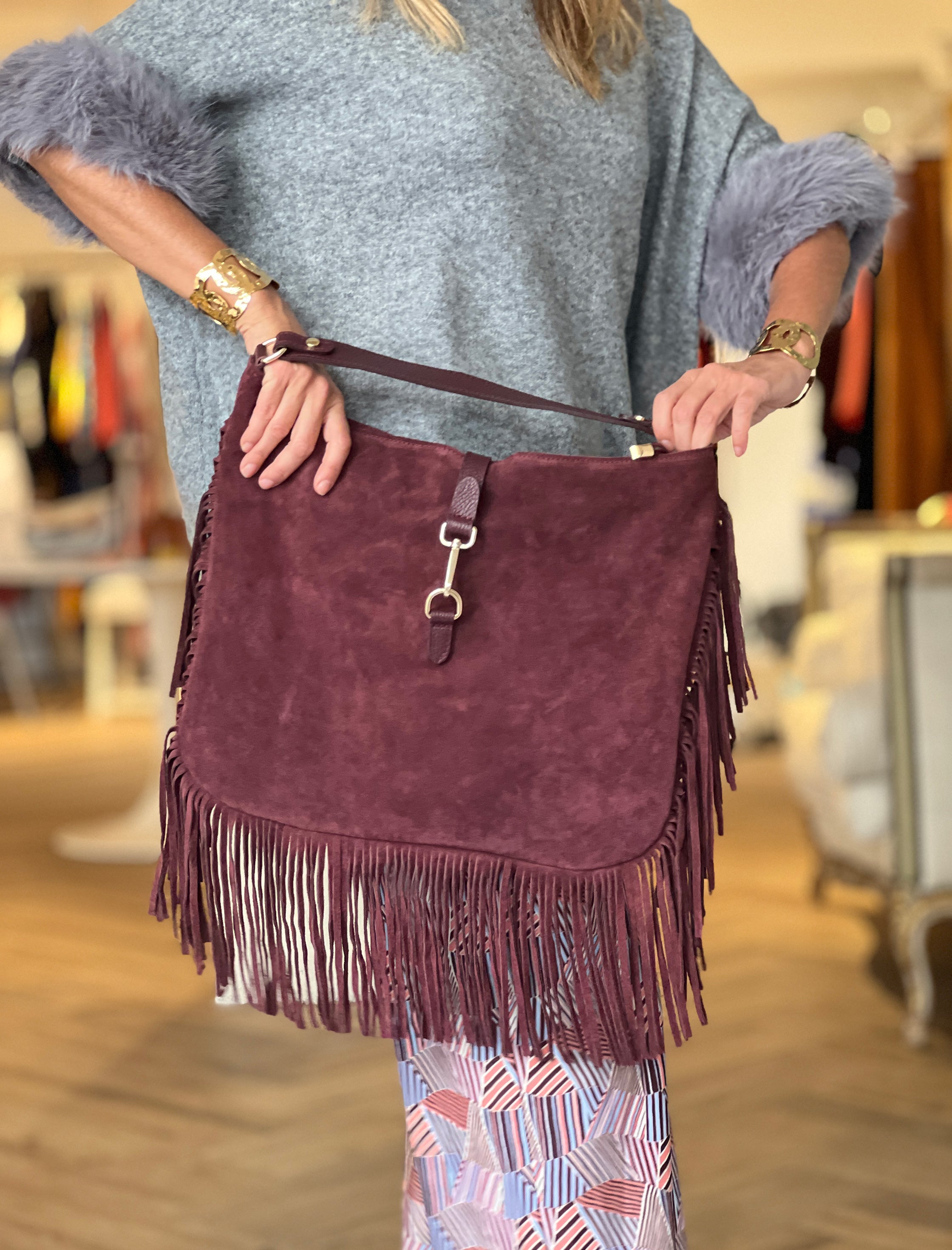 Bolso de flecos boho