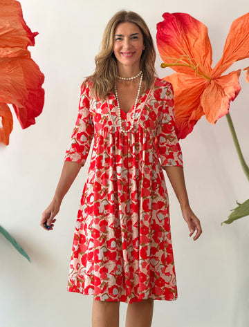 Fluid Dress Poppy