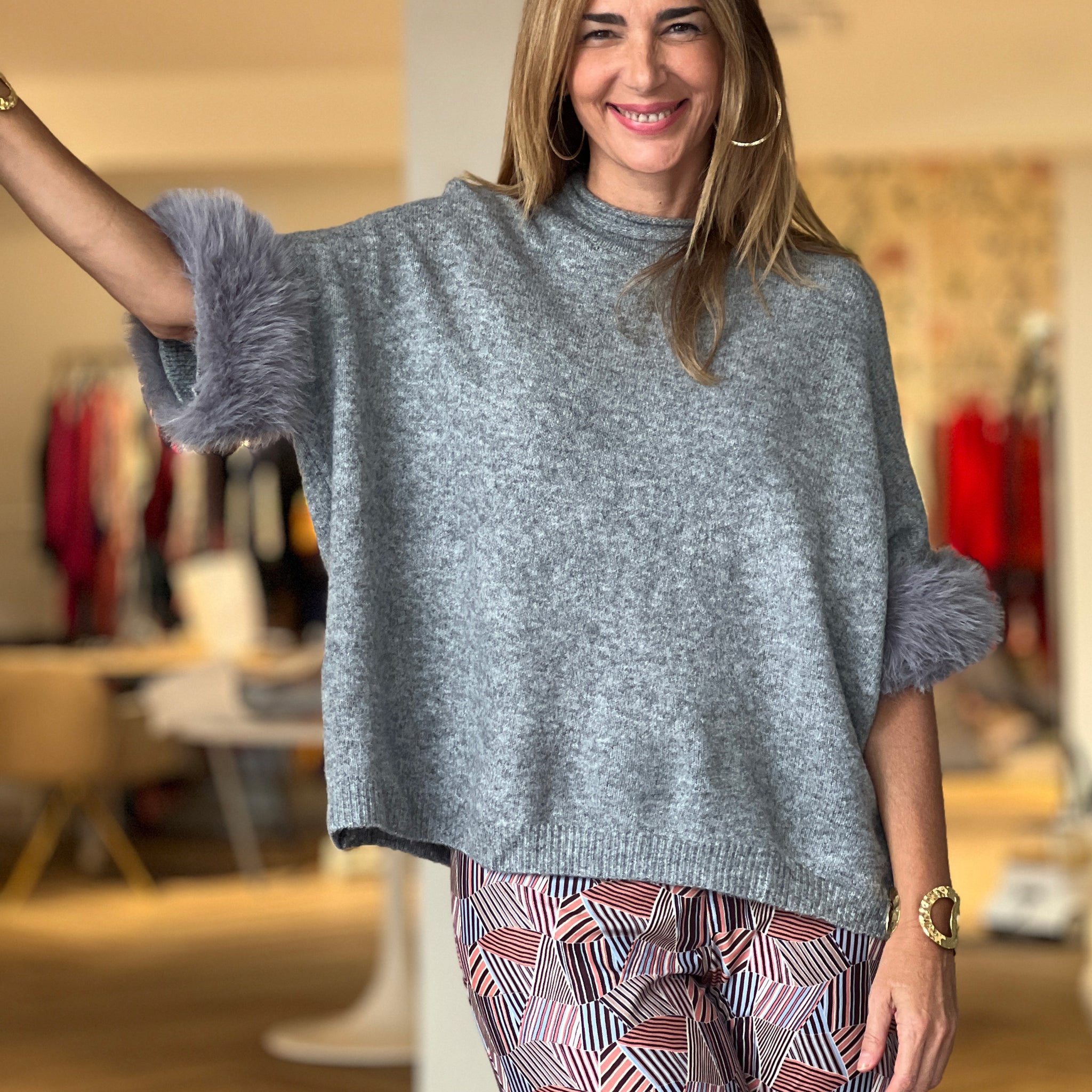 Jersey glamour Gris