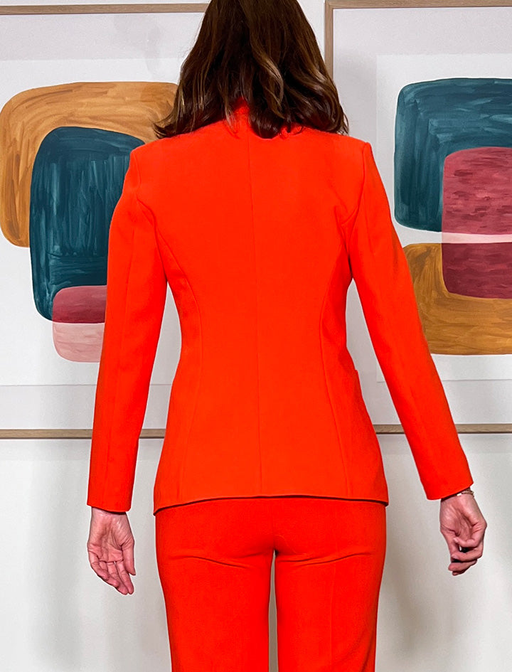 CHAQUETA SLIM CHIC NARANJA