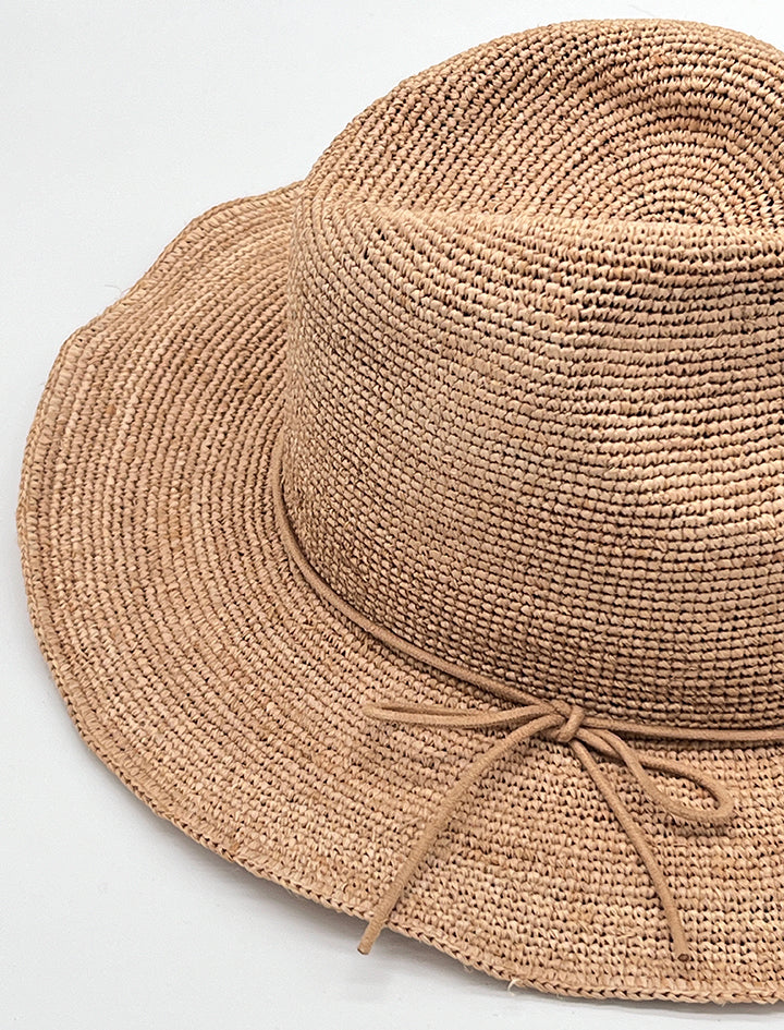 SOMBRERO NATURAL MUY CHIC