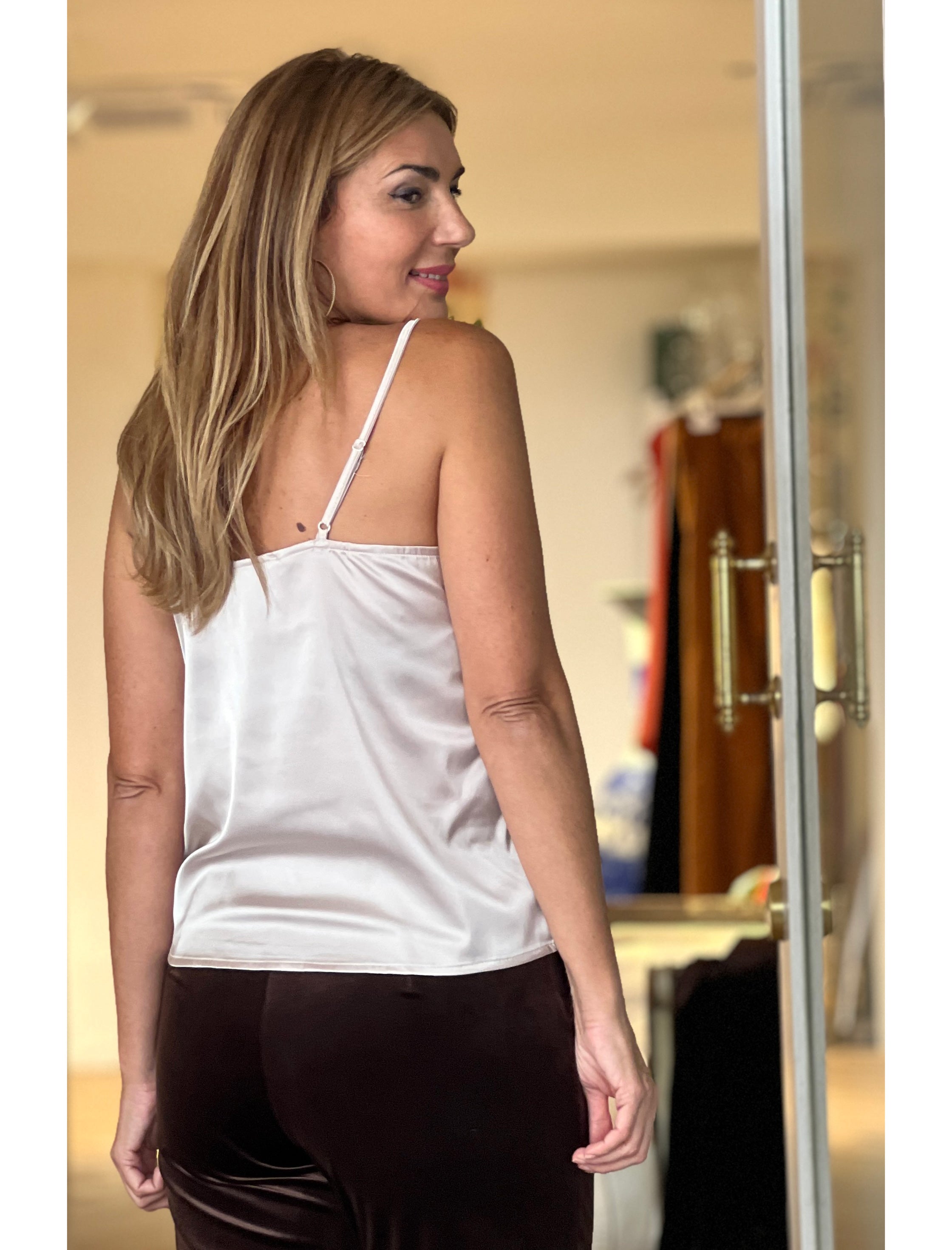 SOFT AND CHIC CHAMPAGNE LINGERIE TOP