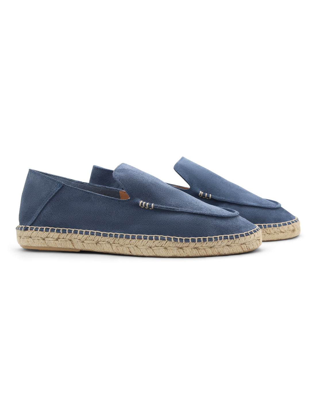 Alpargata de hombre mocasín chic azul