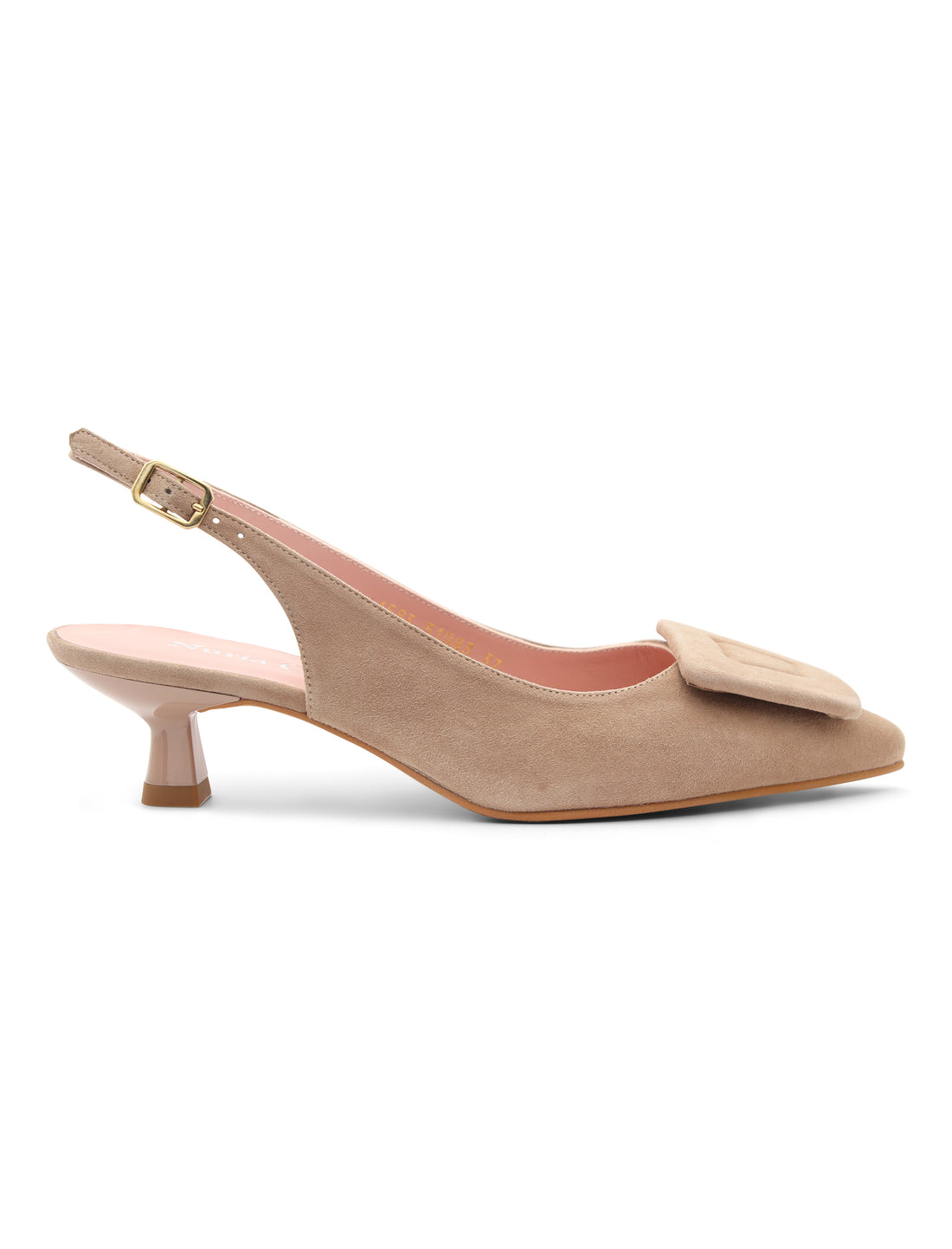 Zapato destalonado Kitten chic camel