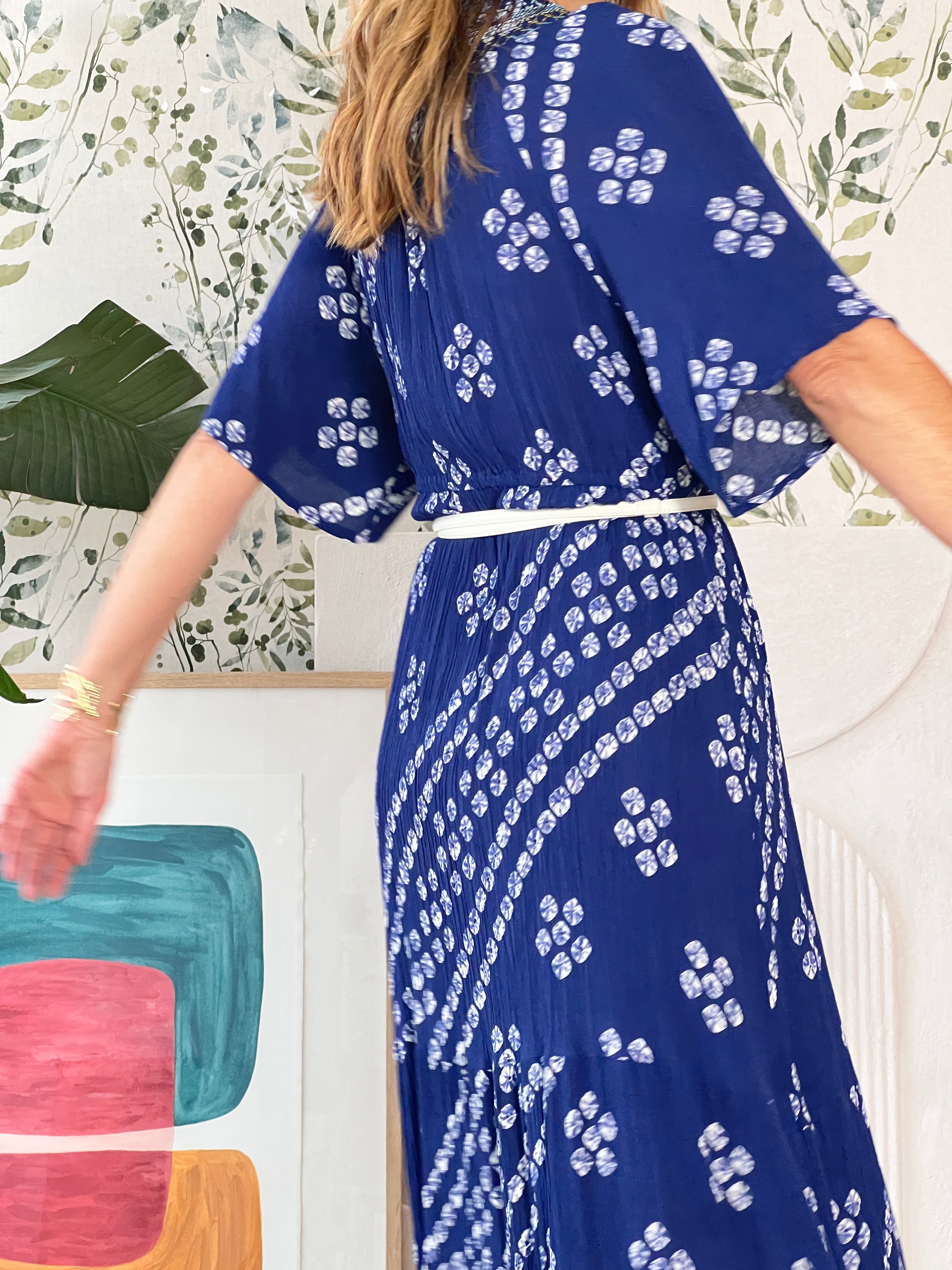 VESTIDO IDEAL BOHO AZUL