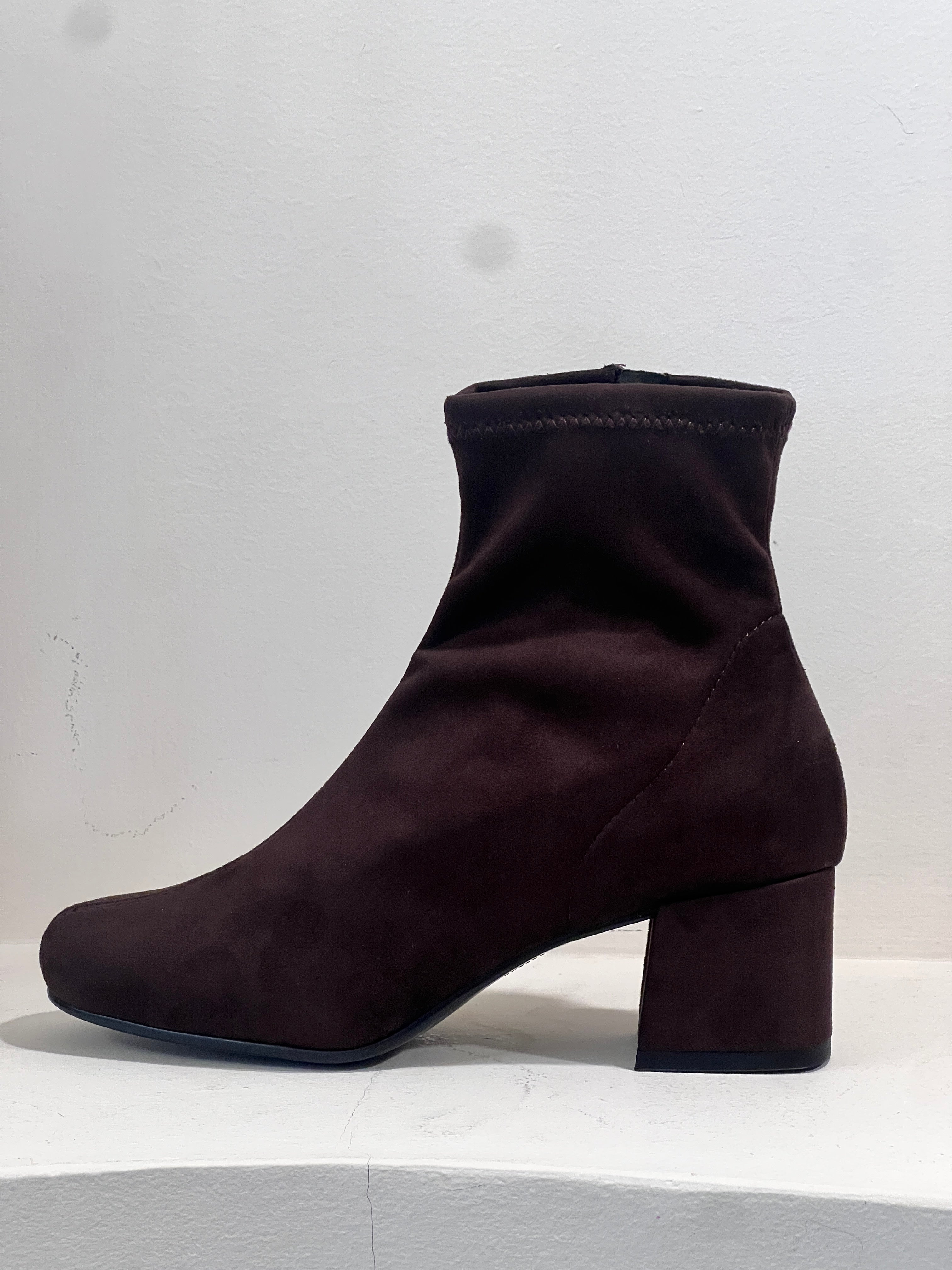 Botín licra marrón chocolate Isabela