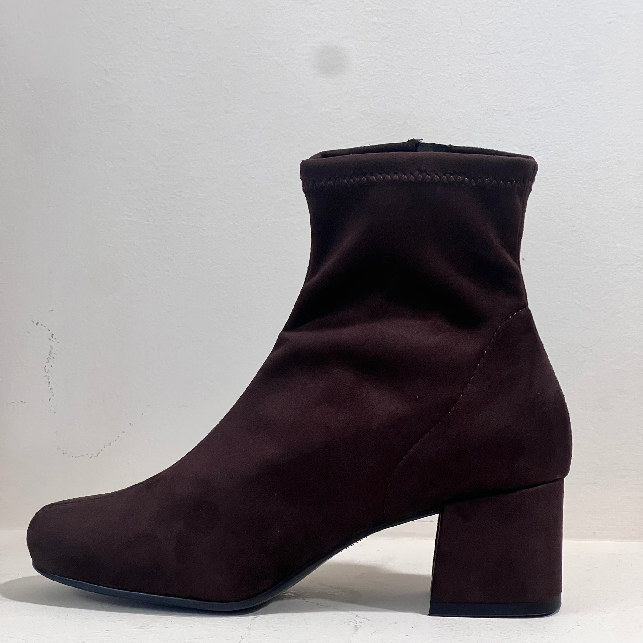 Botín licra marrón chocolate Isabela