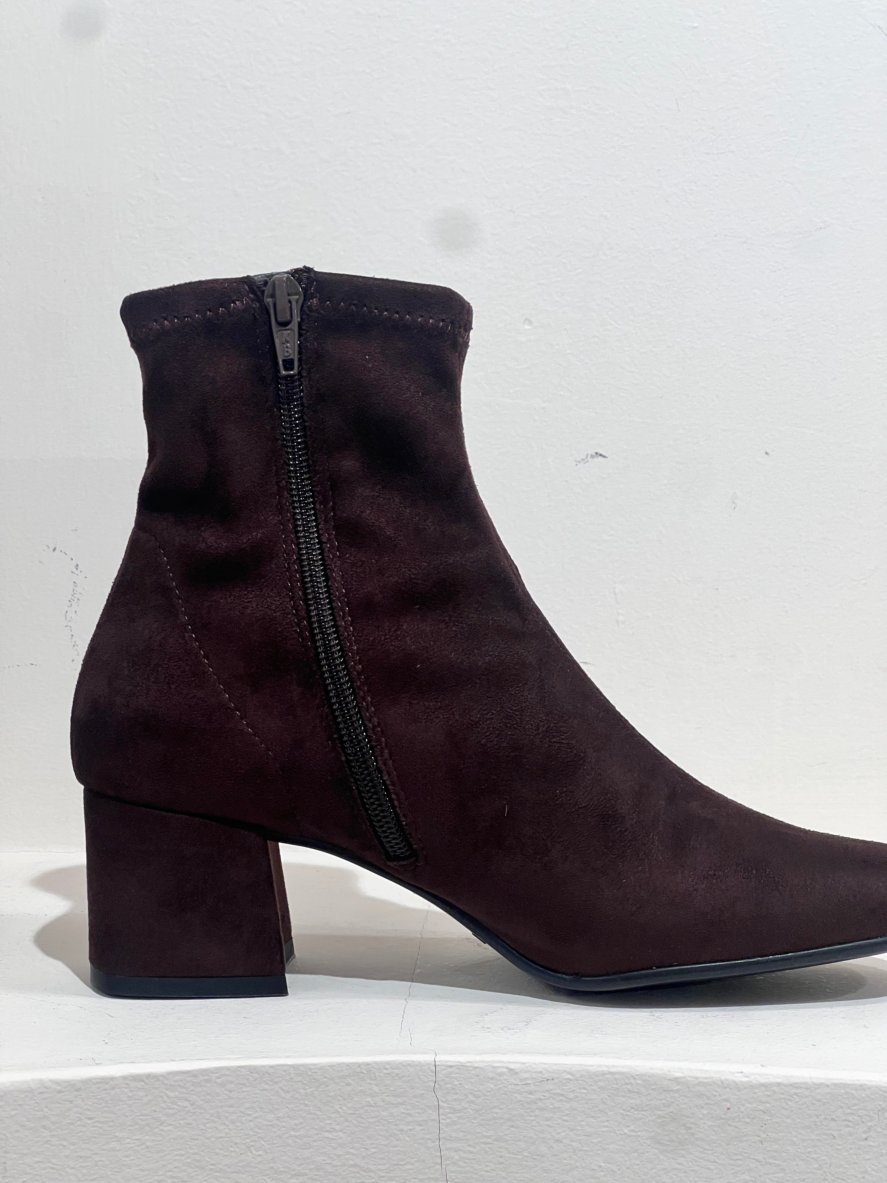 Botín licra marrón chocolate Isabela