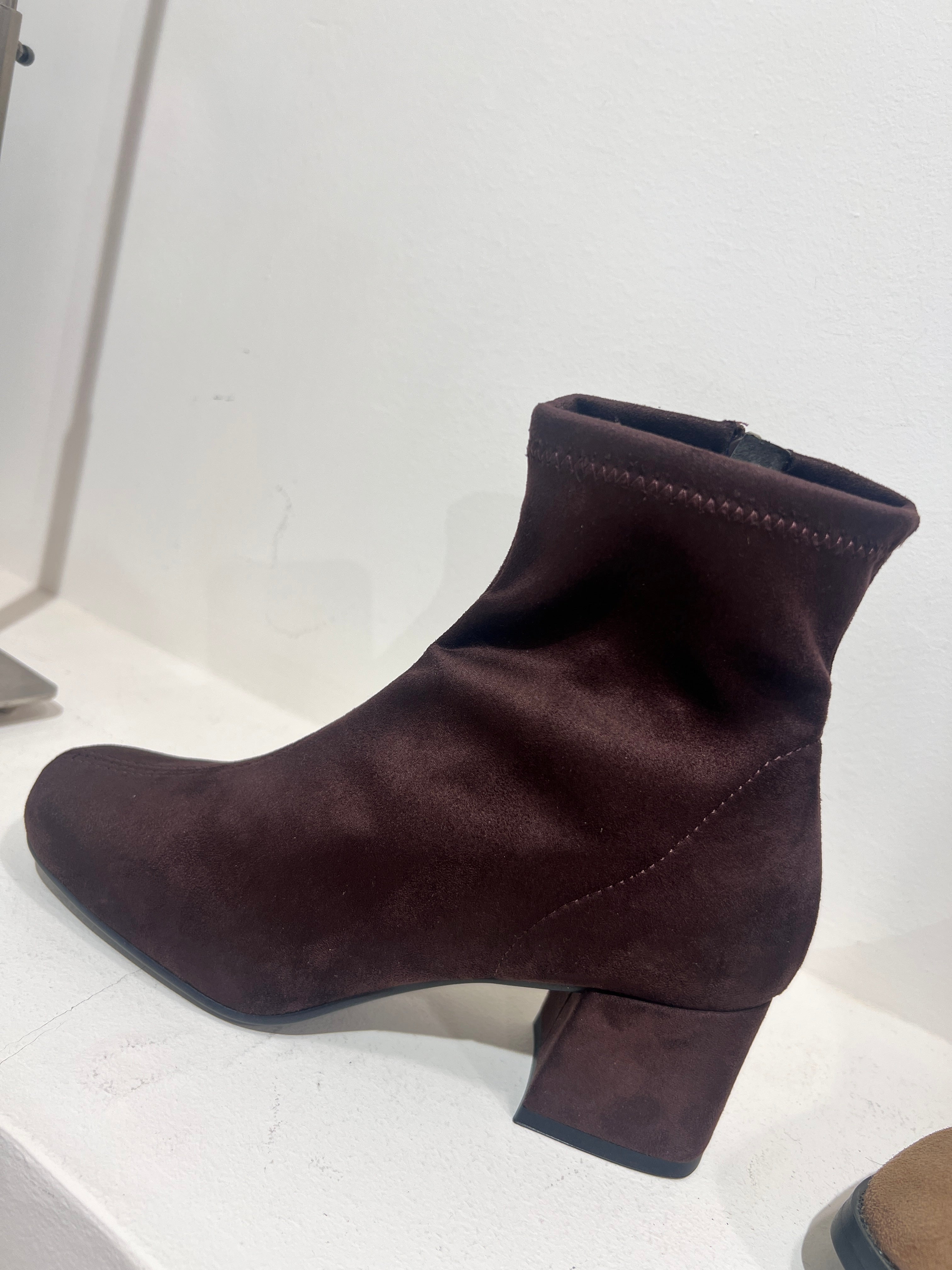 Botín licra marrón chocolate Isabela