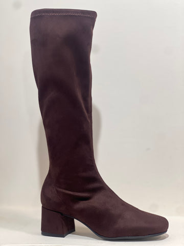 Bota licra marrón chocolate Alicia