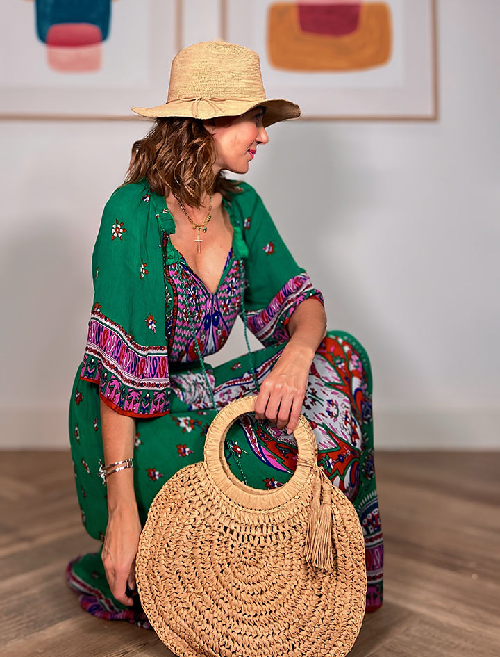 SOMBRERO NATURAL MUY CHIC